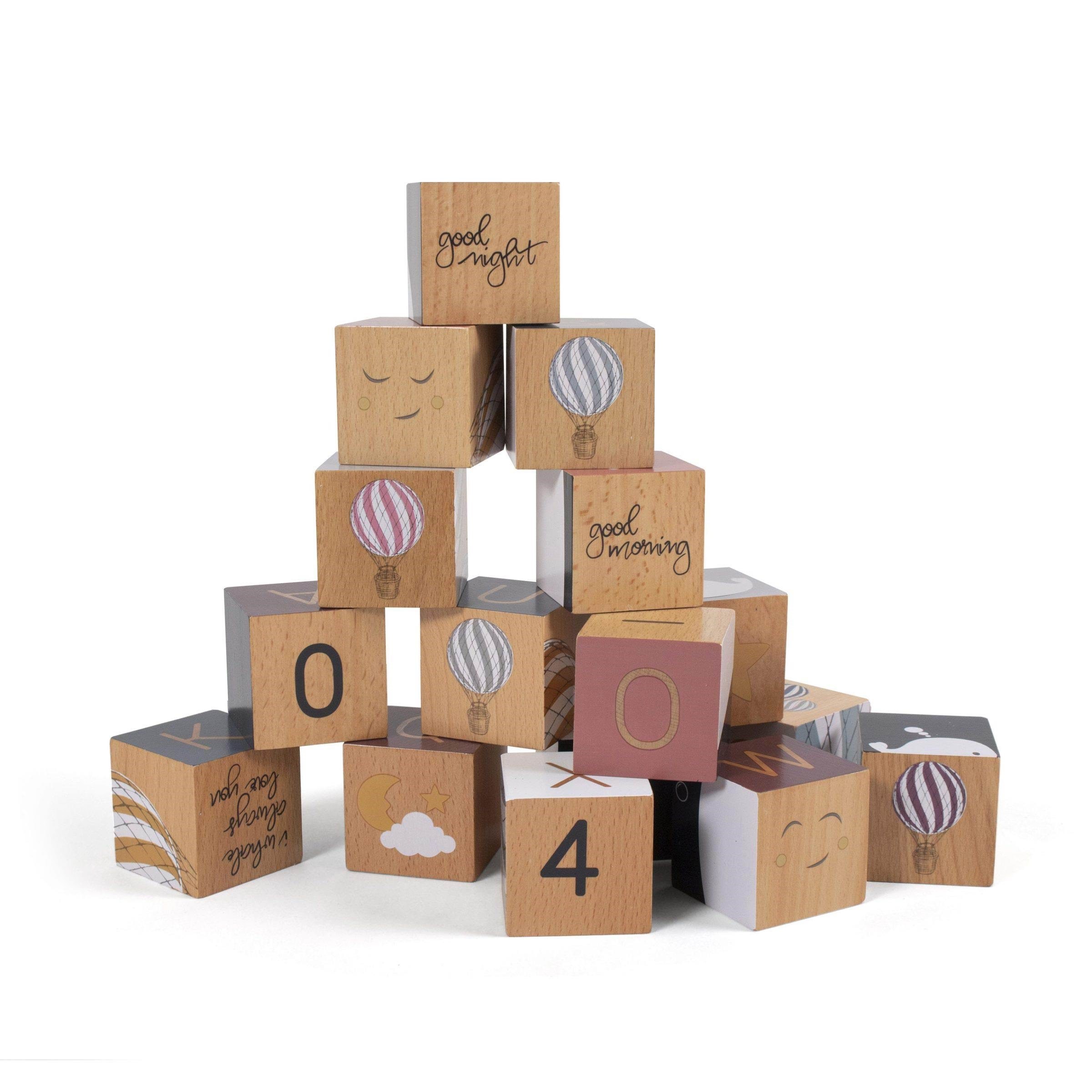 Filibabba Wooden Blocks Babylegetøj FI-2245