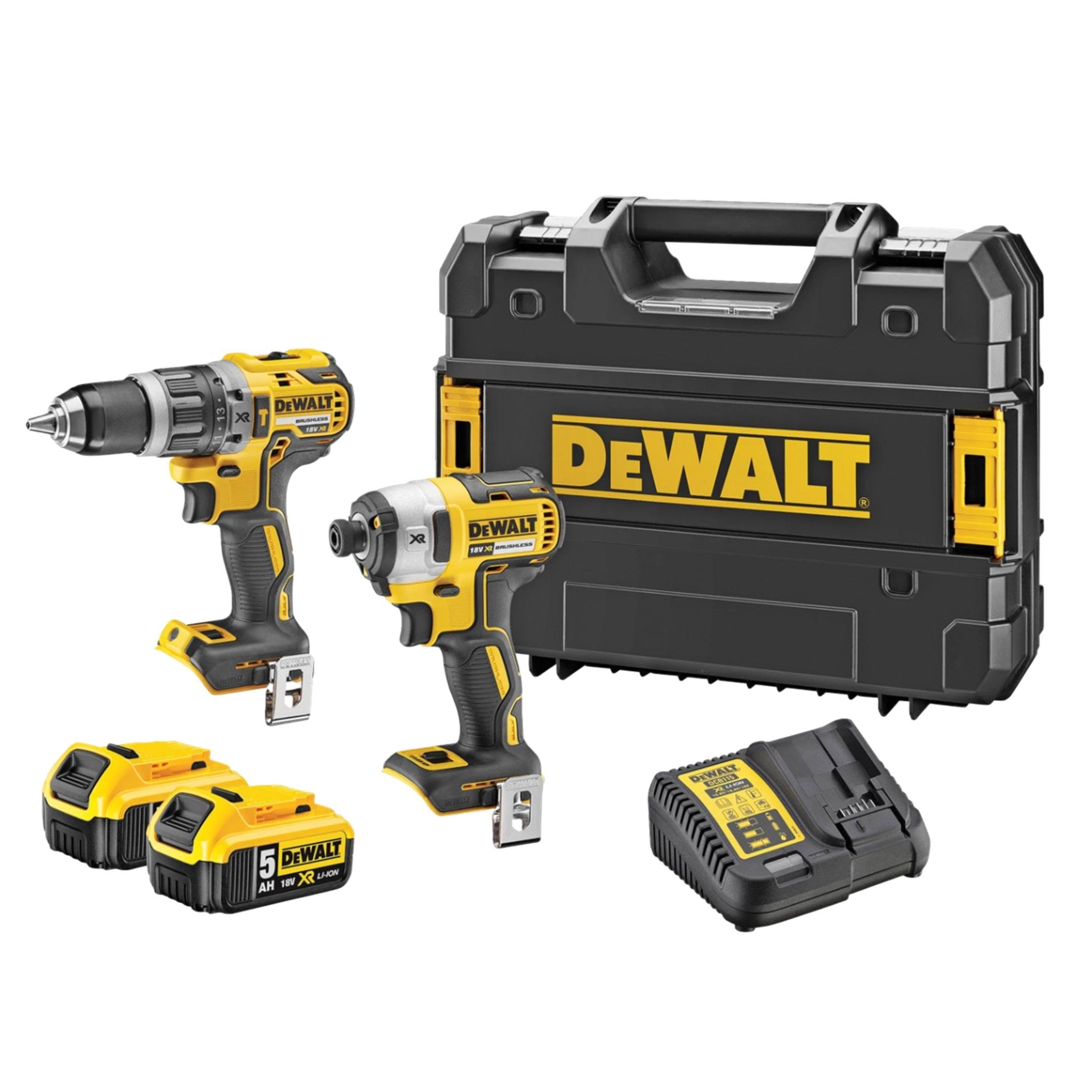 Dewalt DCK266P2T 18V XR Brushless Twin Kit - 2 X 5Ah Værktøj