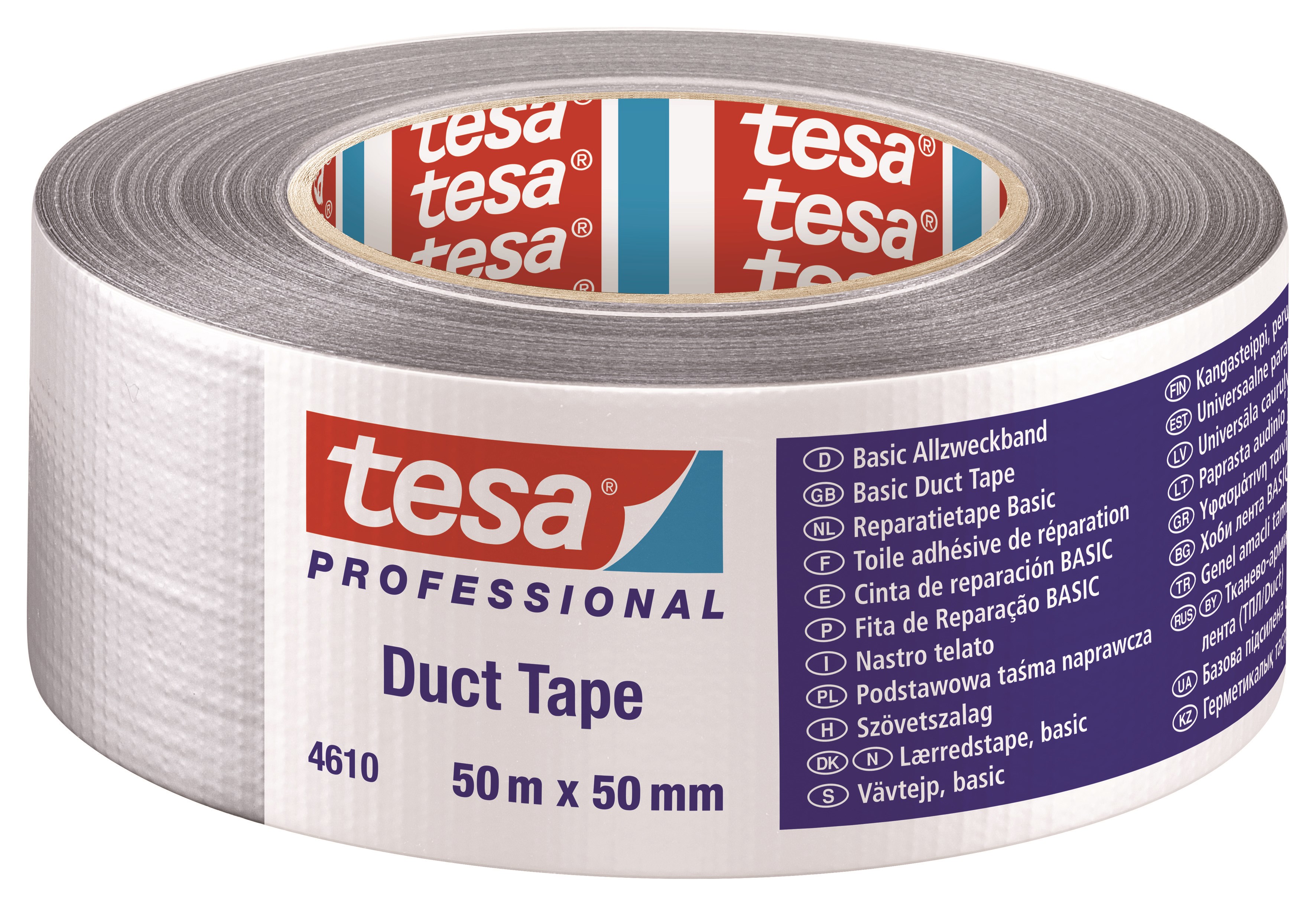 tesa Duct Tape 50m x 50mm Grey Tape 04610-00000-01