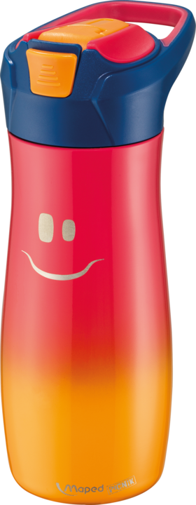 Maped Picnik Drikkedunk, Kids Collection, Rød/orange, rustfrit stål, 580 ml.