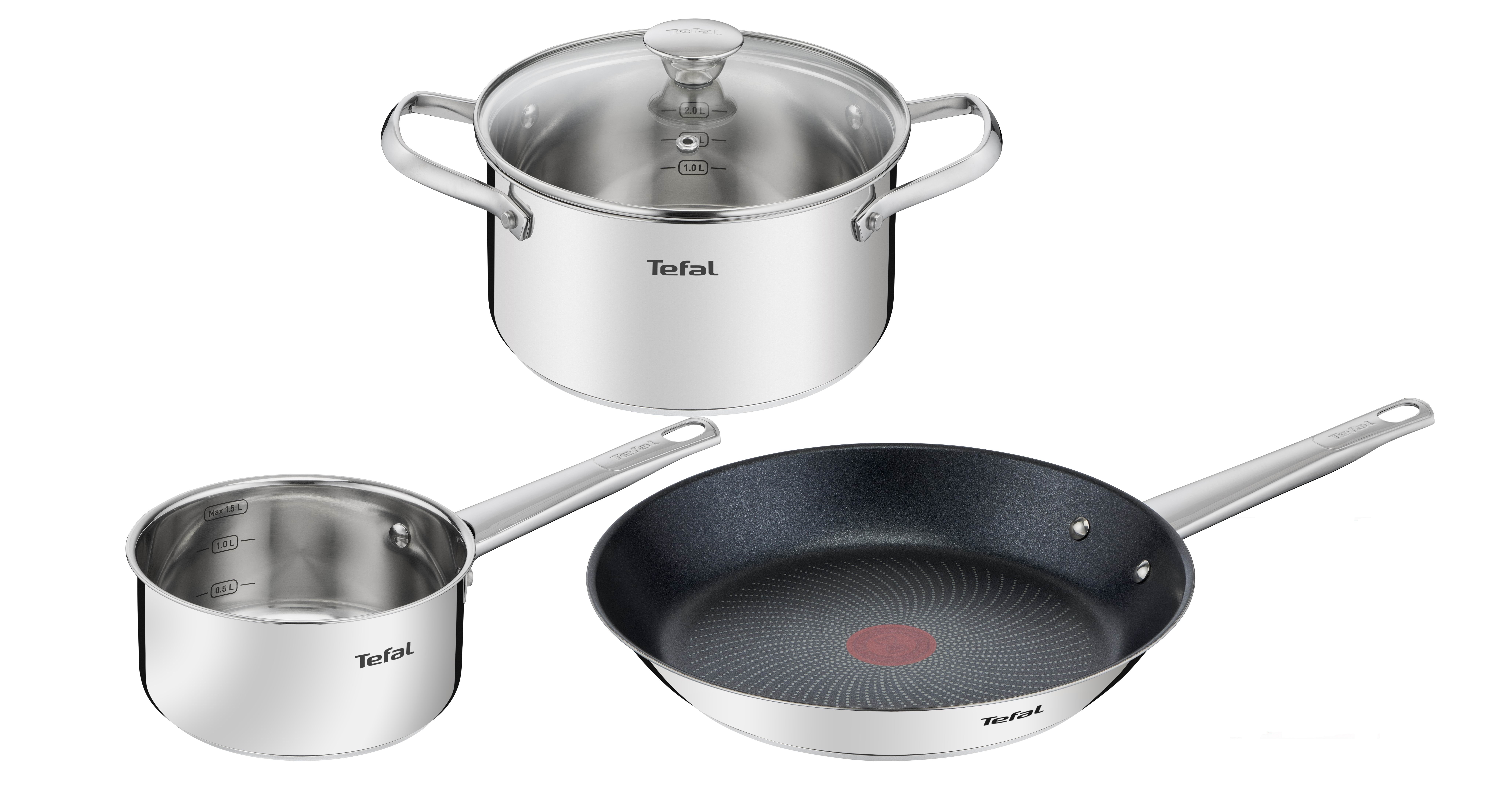 Tefal Cook eat Set 4 pcs Stainless steel Gryde B922S434