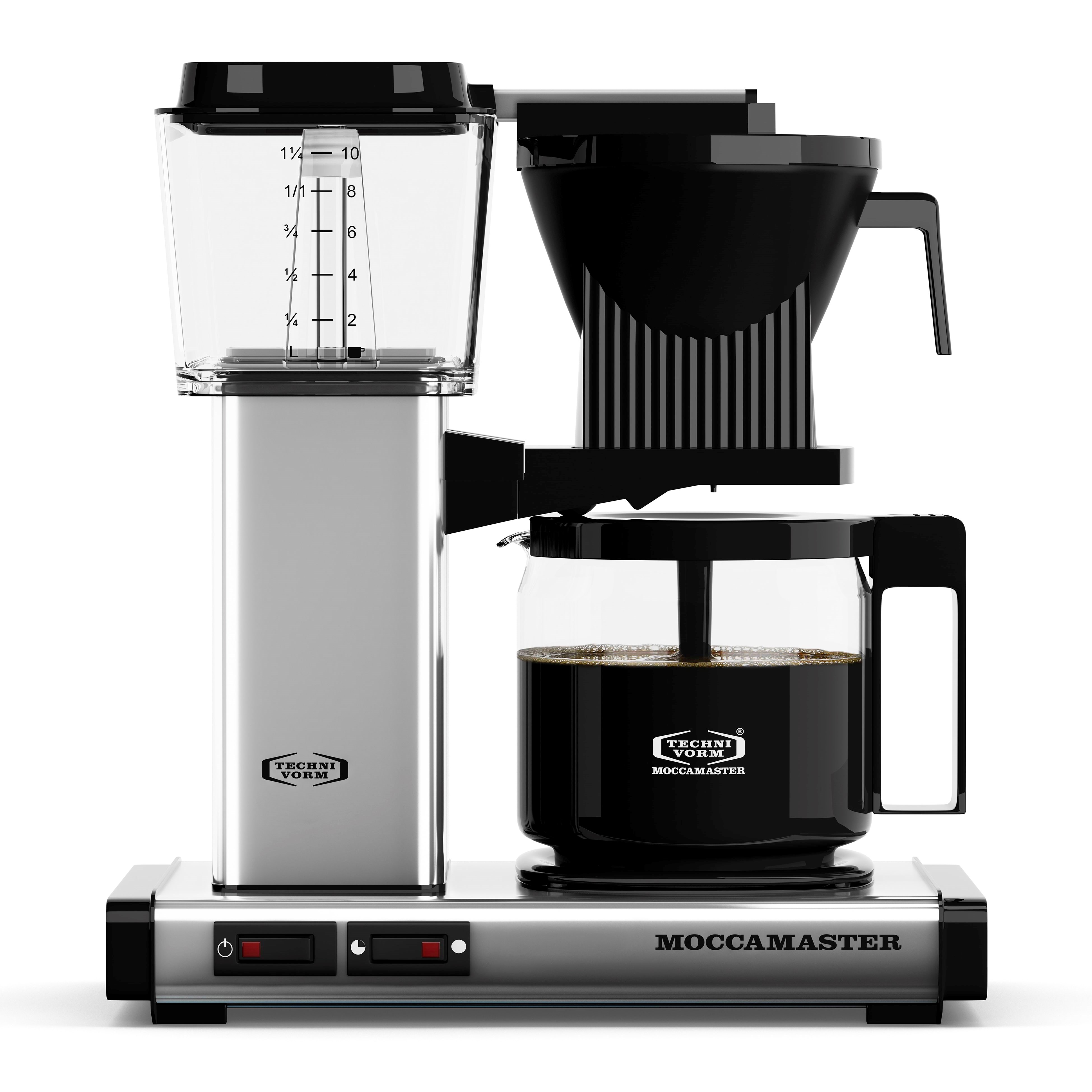 Moccamaster Automatic - Polished Silver Kaffemaskine Sølv 53745
