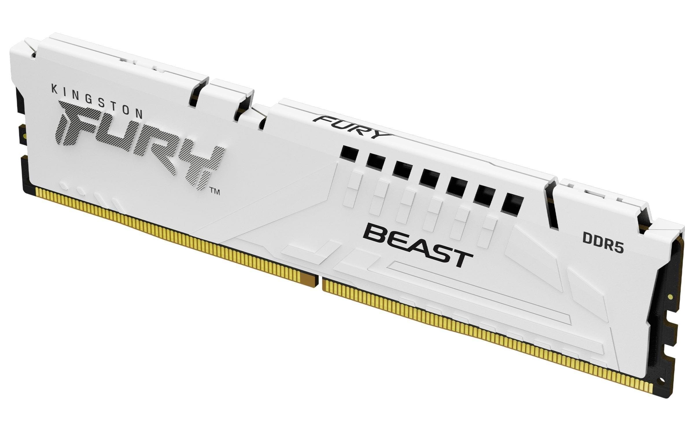 Kingston FURY Beast DDR5-5600 - 32GB - CL36 - Single Channel (1 pcs) - AMD EXPO & Intel XMP - Hvid