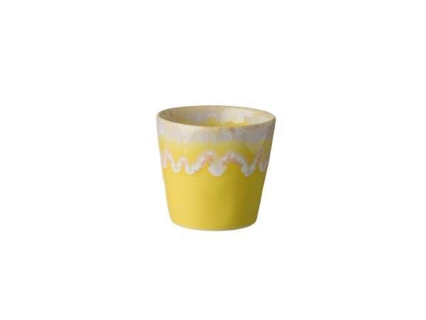 Costa Nova Espresso cup Gres 10 cl 6.5 x 6 cm Yellow Ceramic Køkkentilbehør 21892
