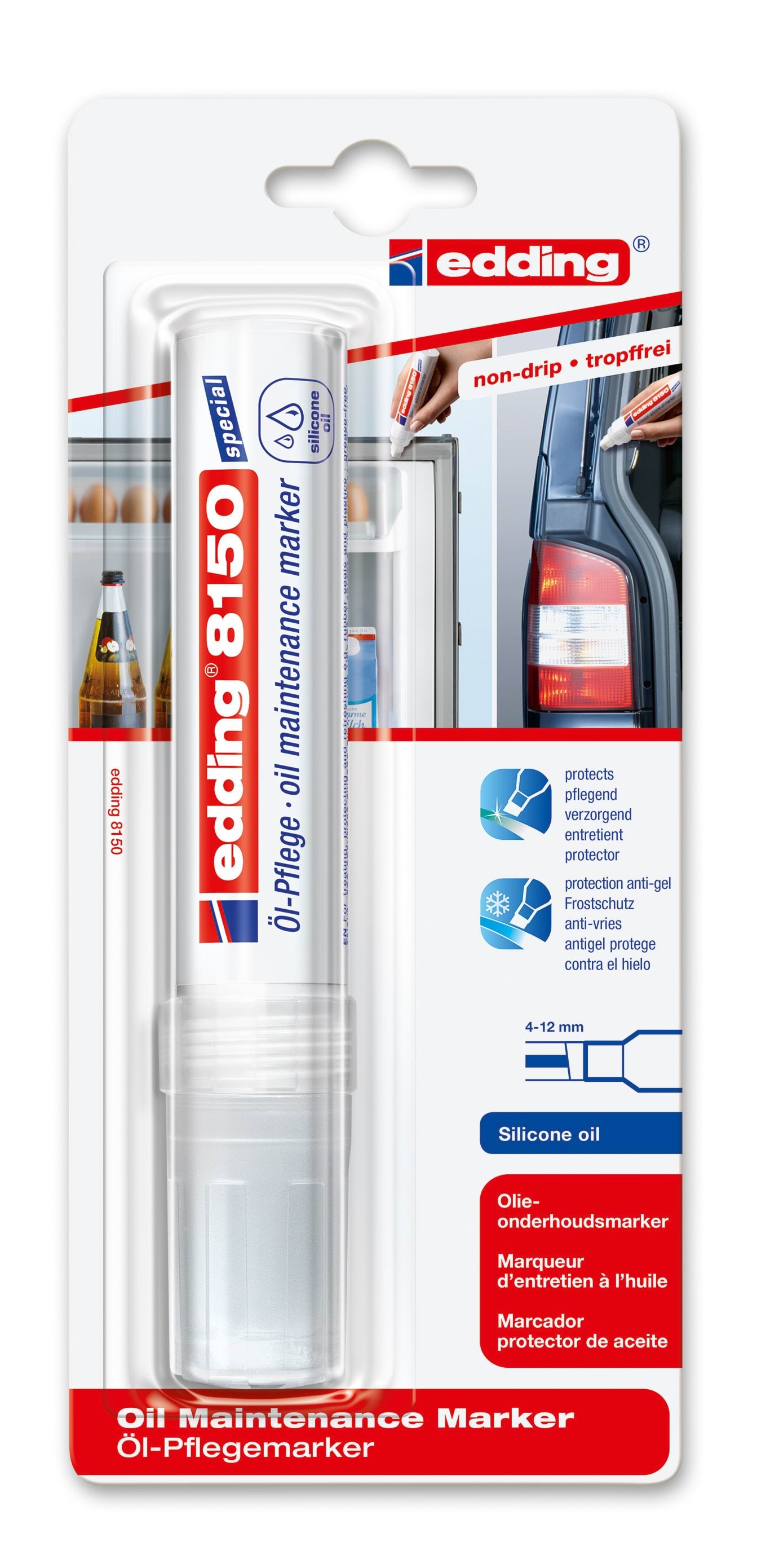 Edding e-8150 silicone reperations marker Værktøj 4-8150-1-4