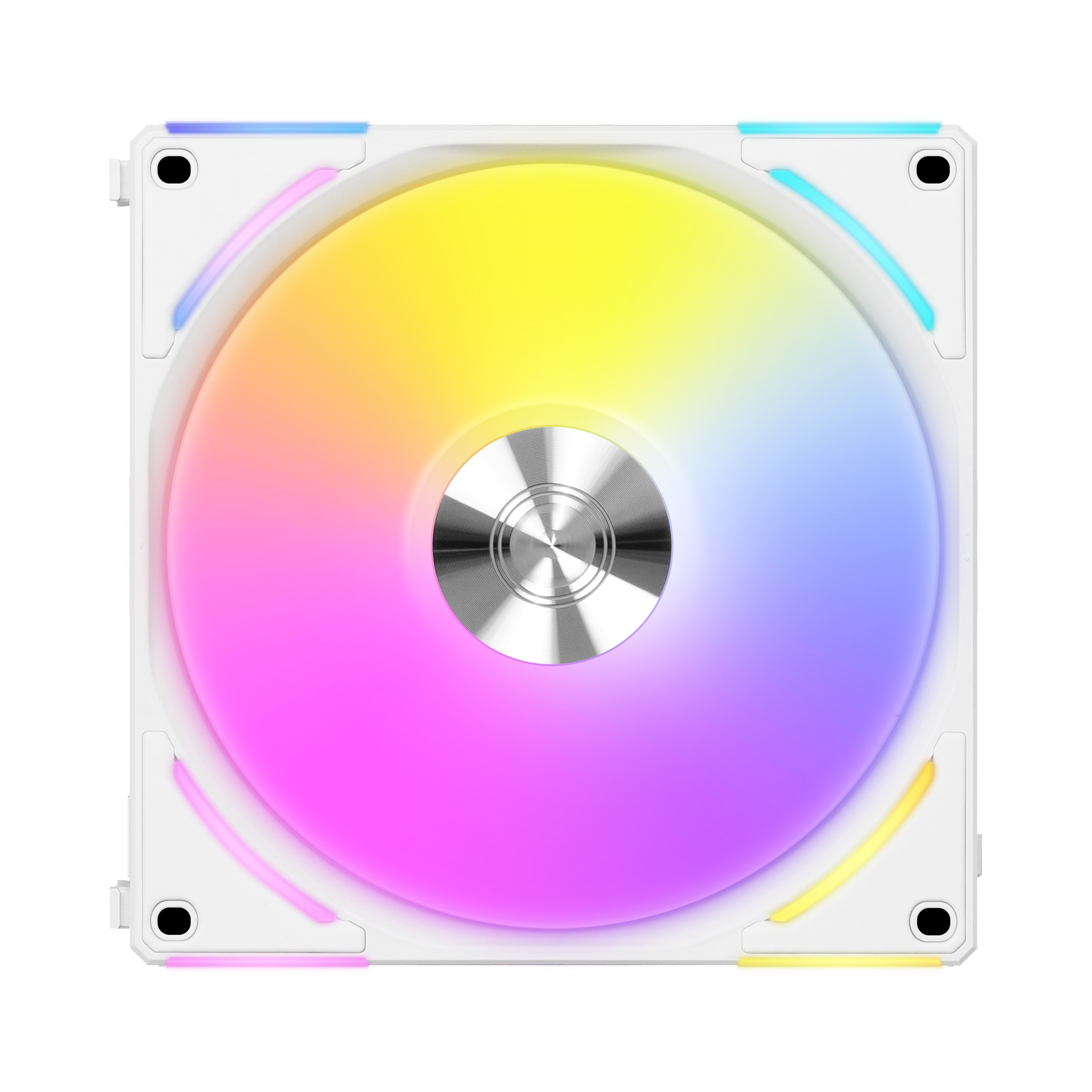 Lian Li UNI FAN AL140 V2 - Kabinet køler - 140mm - Hvid med RGB LED lys - 27 dBA