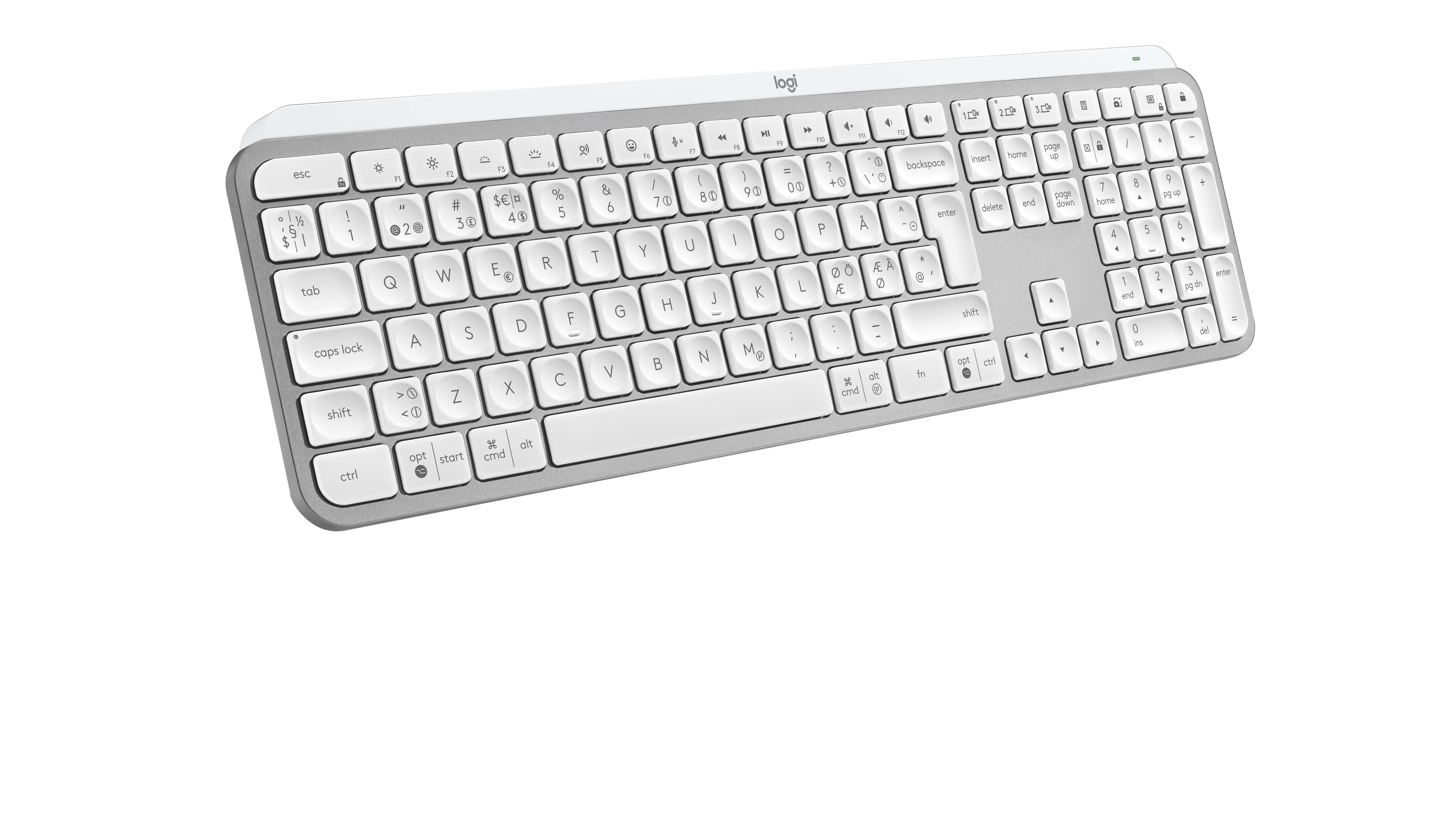 Logitech MX Keys S Pale Grey - ND Tastatur 920-011582