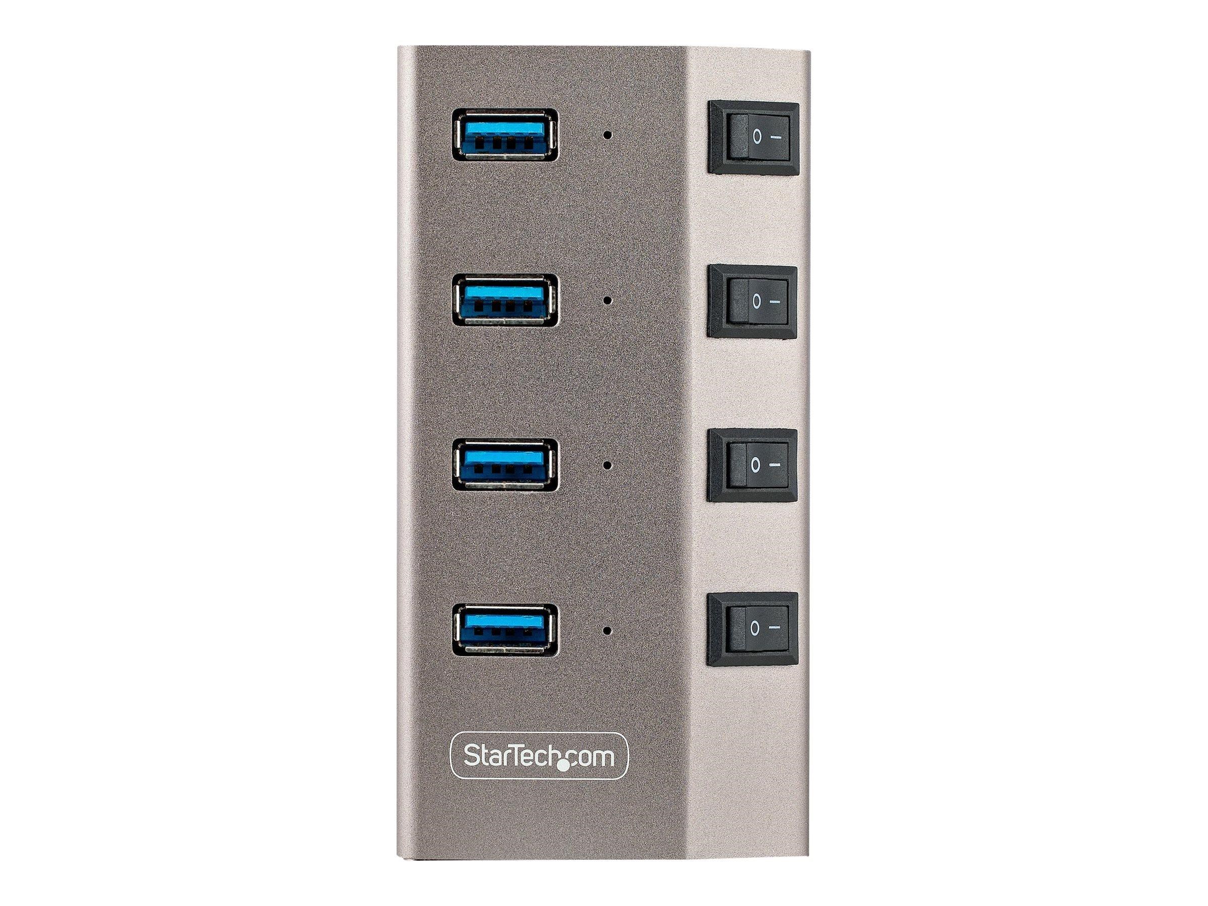 StarTech.com 5G4AIBS-USB-HUB-EU USB hub - 4 ports - Grå Usb Hub