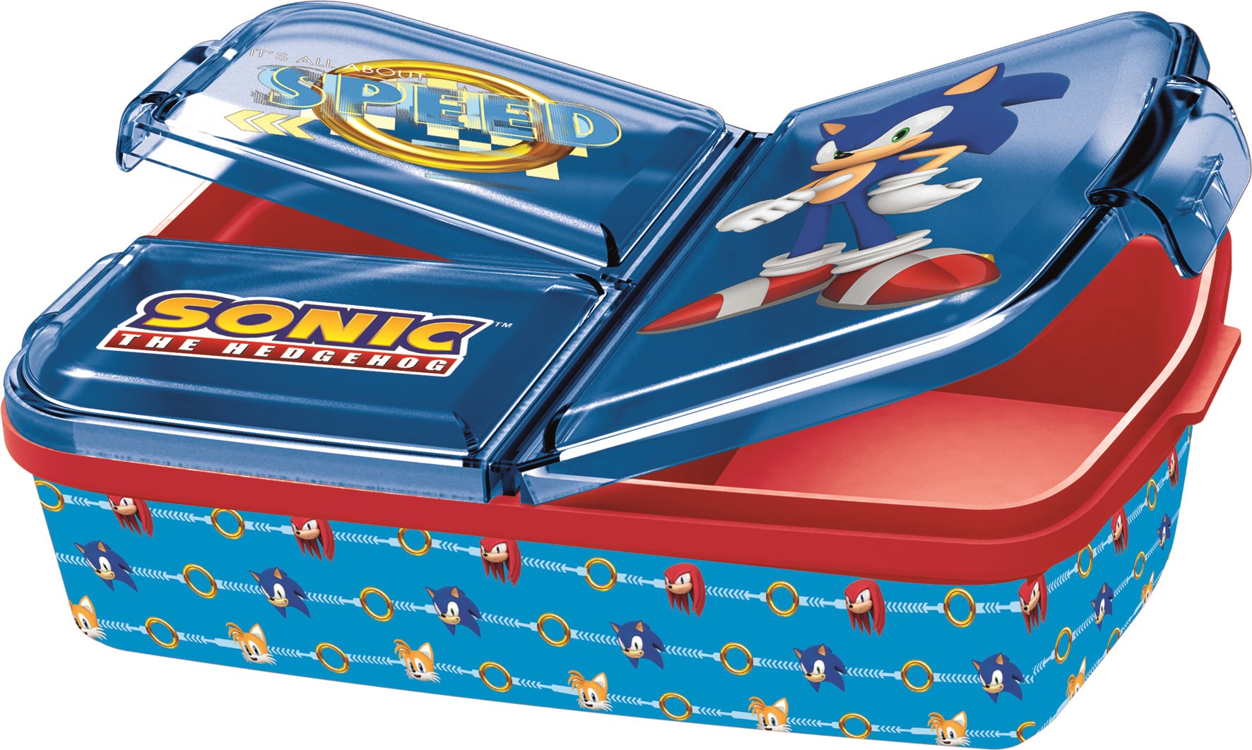 Euromic Sonic flerrums madkasse, 18 x 13 cm Skoletilbehoer 088808735-40520