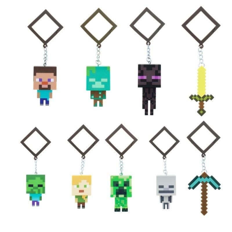 Paladone - Minecraft Backpack Buddies (Assorted) - Nøglering Merchandise PP10844MCF