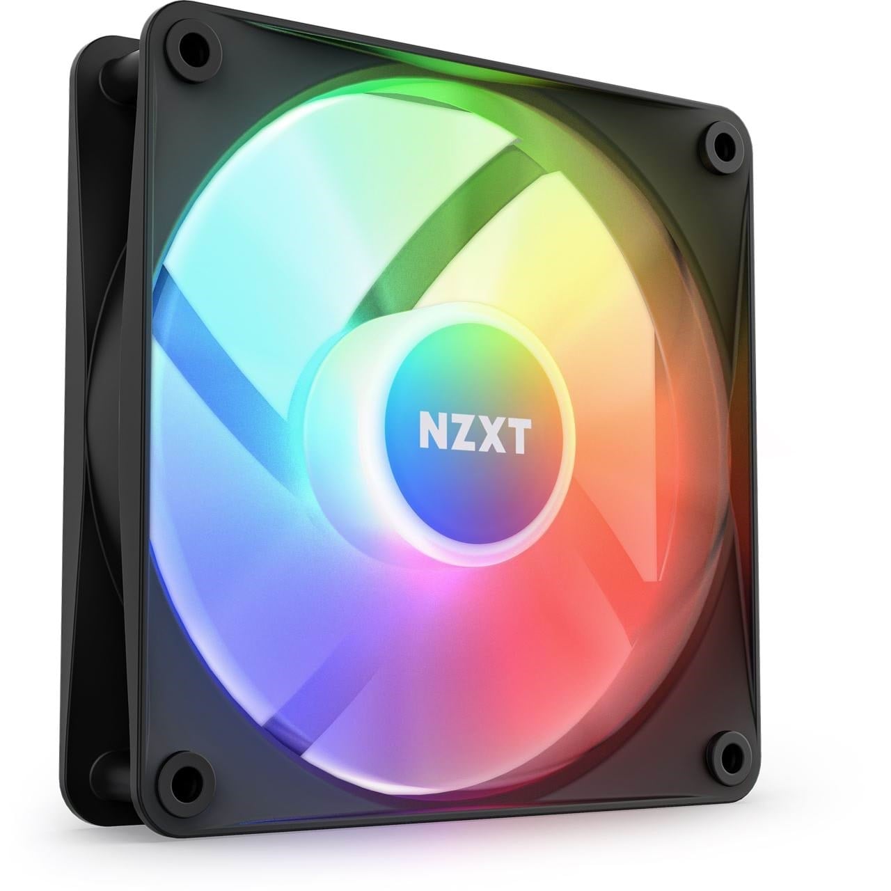 NZXT F120 RGB Core - Black - Kabinet køler - 120mm - Sort med RGB LED lys - 34 dBA