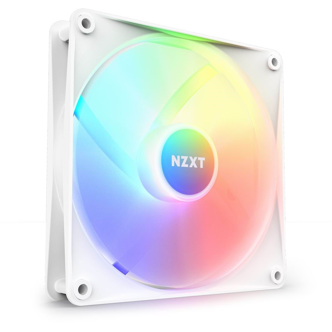 NZXT F140 RGB Core - White - Kabinet køler - 140mm - Hvid - 35 dBA Kabinetkøler RF-C14SF-W1