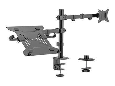 Gembird Monitor Arm & Notebook Tray - 1 x monitor 17"-32" & 1 x notebook 15.6" Skærmholder MA-DA-03
