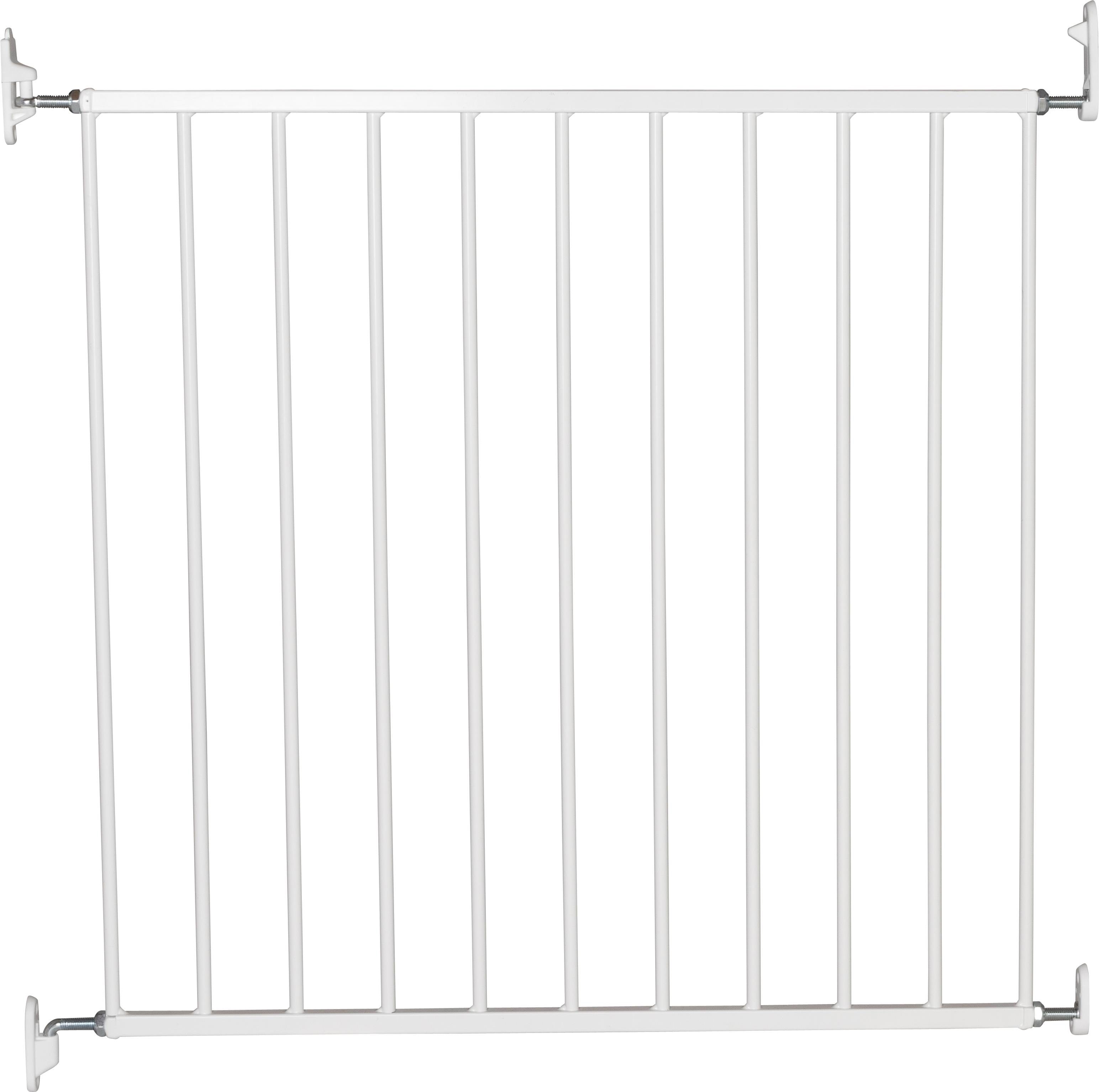 BabyDan No Trip sikkerhedsgitter metal, hvid, 72-78,5 cm Babyudstyr 500789