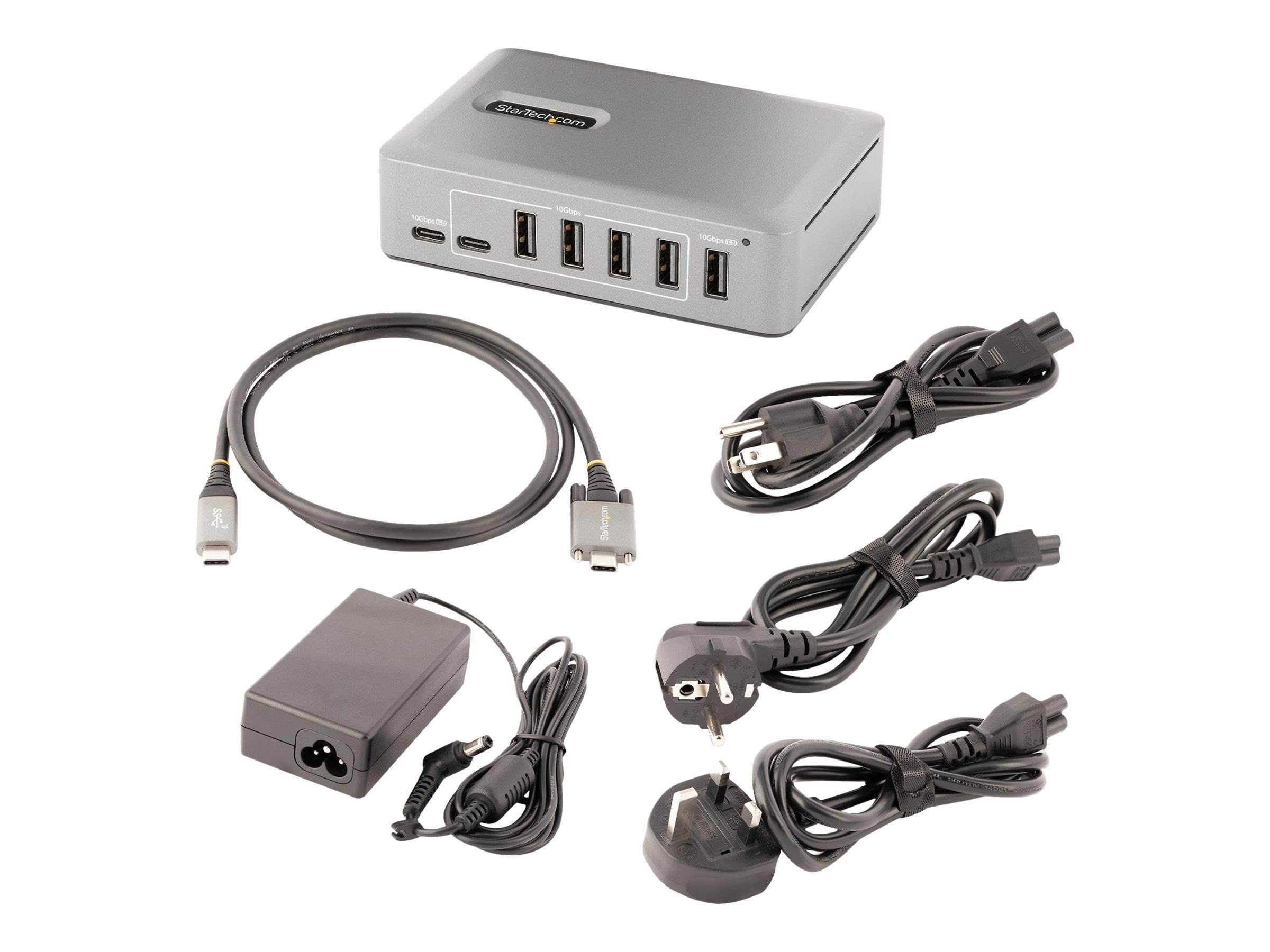 StarTech.com 10G8A2CS-USB-C-HUB USB hub - 10 ports - Grå Usb Hub