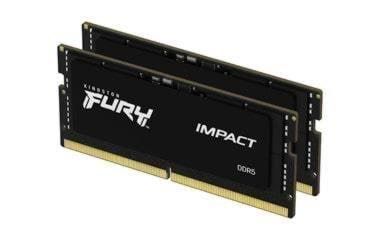 Kingston FURY Impact DDR5-6000 - 32GB - CL38 - Dual Channel (2 pcs) - Intel XMP - Sort Ram KF560S38IBK2-32