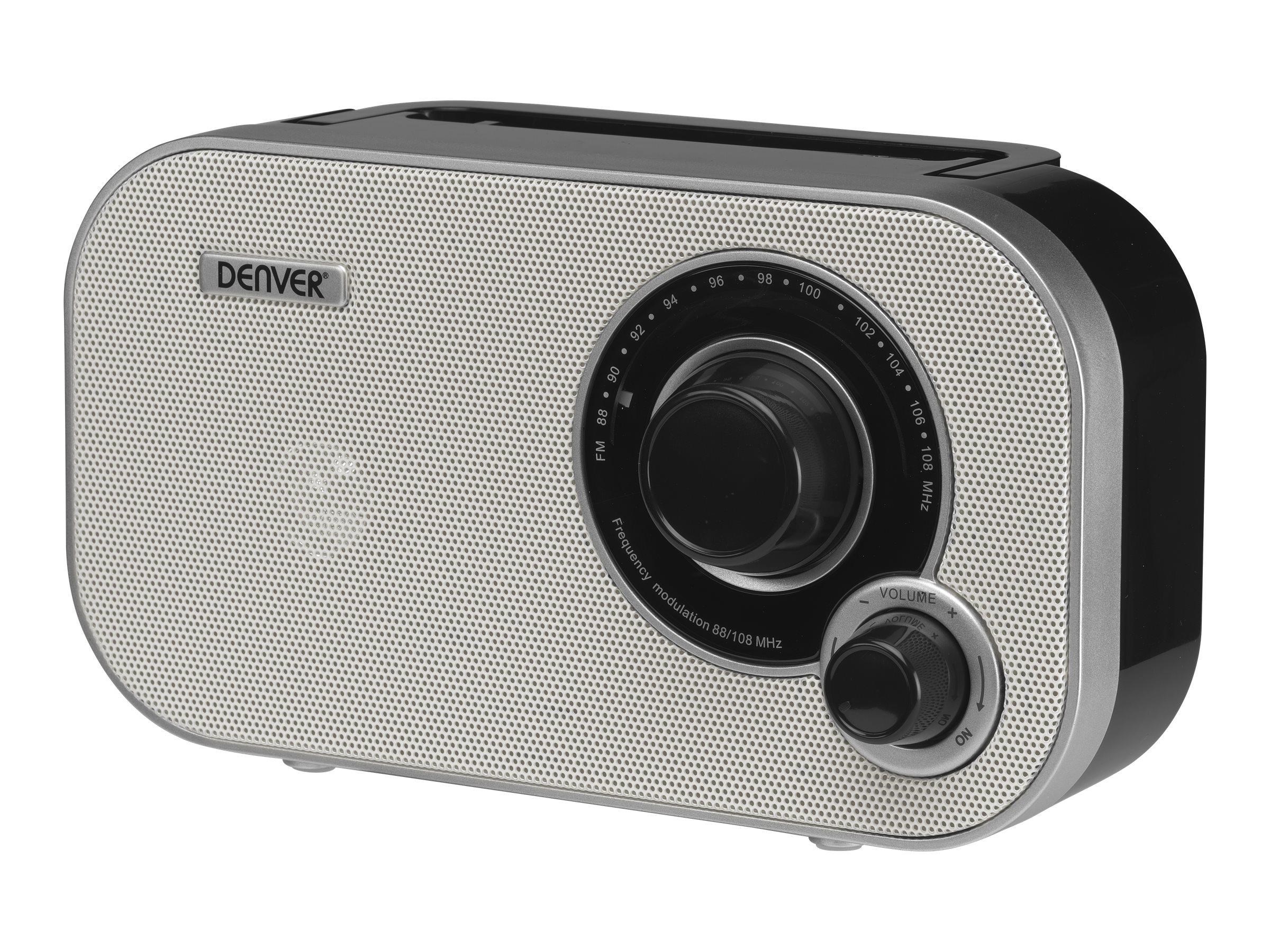 DENVER TR-51WHITE - portable radio - FM - Mono Radio
