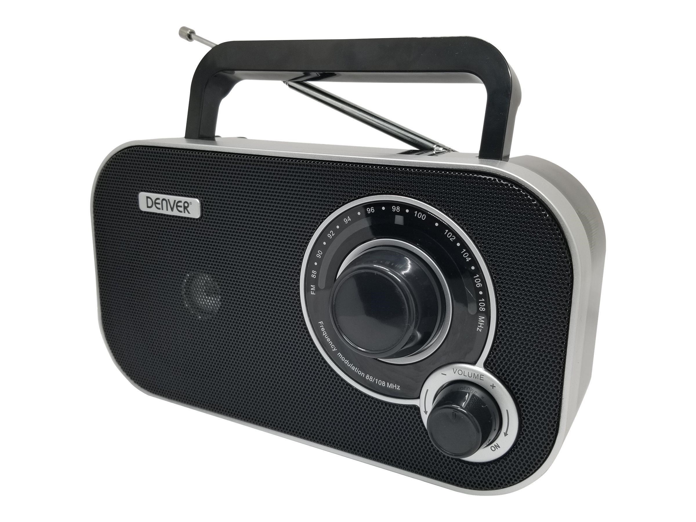 DENVER TR-51 Black - portable radio - FM Radio TR-51BLACK