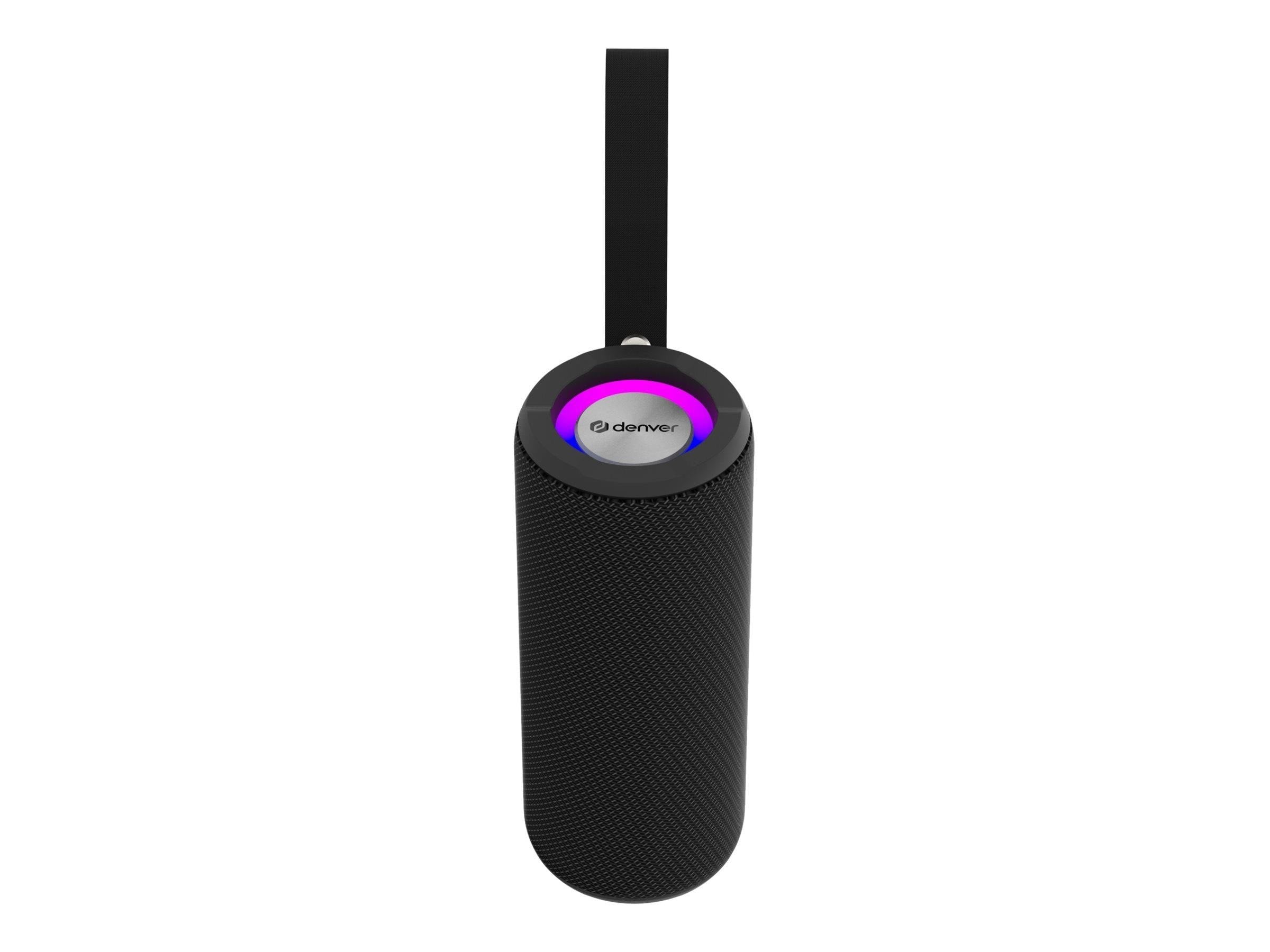 DENVER BTV-213 - speaker - for portable use - wireless Baerbare Fest Hoejtalere Sort BTV-213B