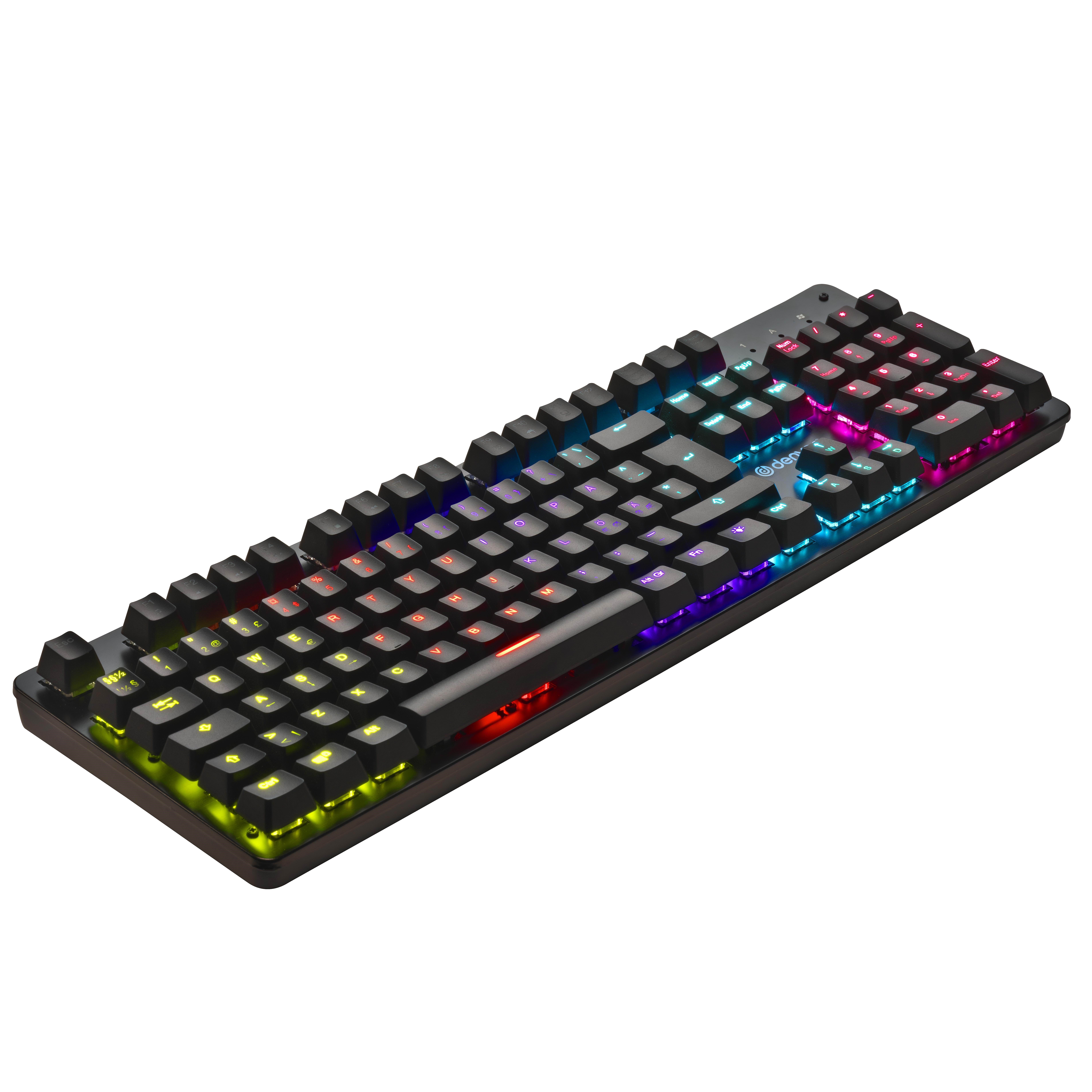 DENVER GKK-330 Mechanical - Gaming Tastatur - Nordisk - Sort Tastatur GKK-330 NORDIC