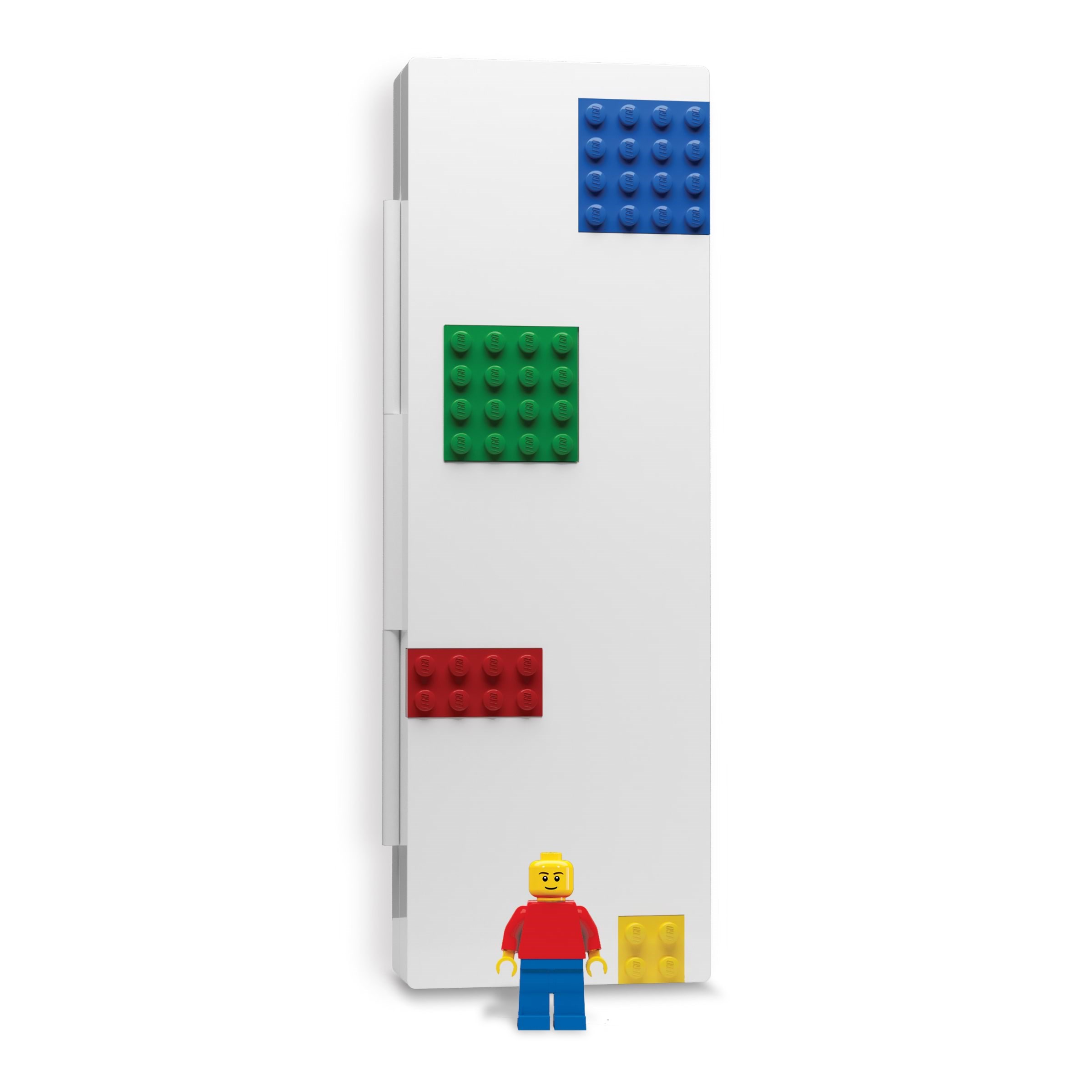 Euromic Lego penalhus, 21.6 x 7.6 x 3.1 cm, minifigur inkl. Skoletilbehoer 4003084-52884