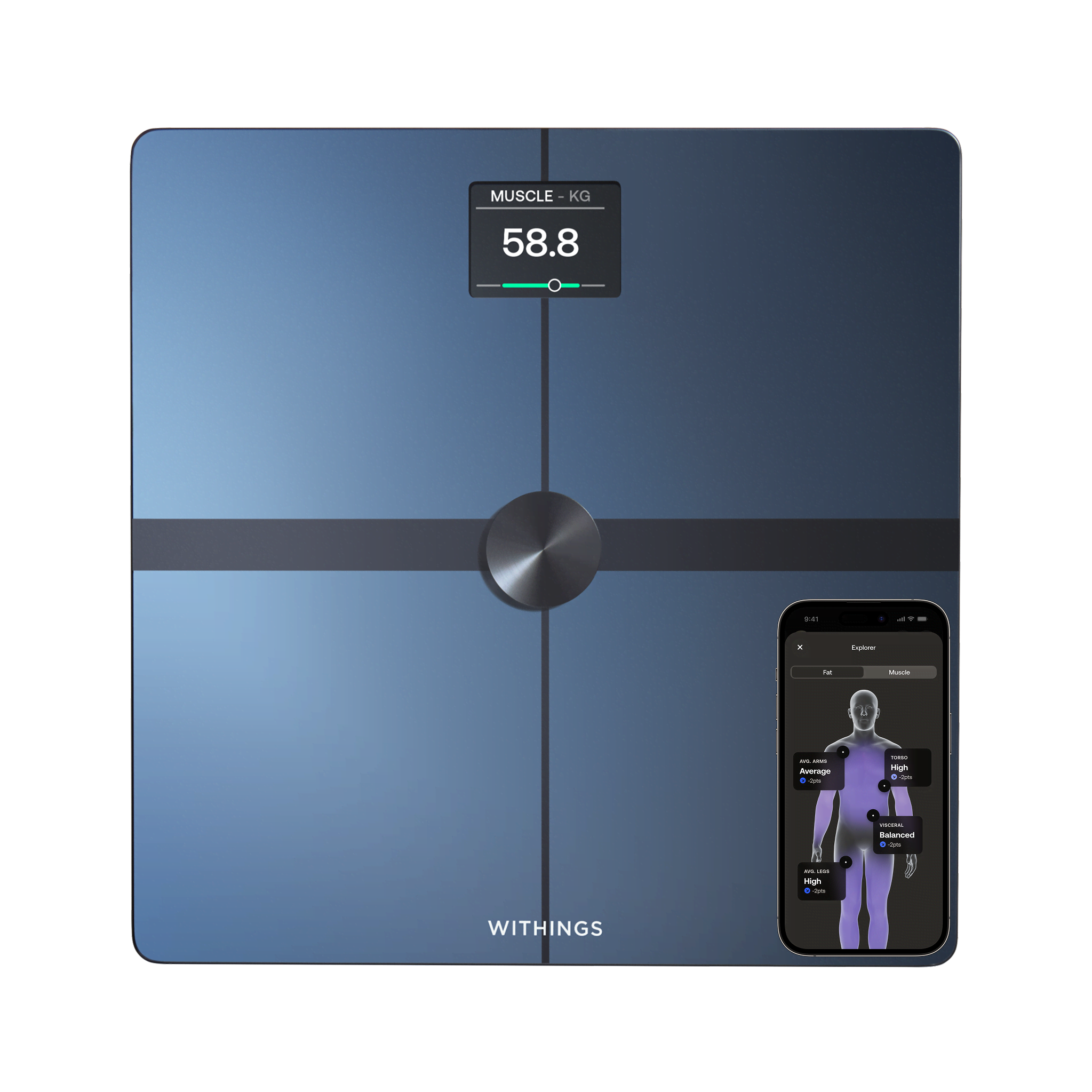 Withings Analysevægt Body Smart - Black Badevægt WBS13-Black-All-Inter