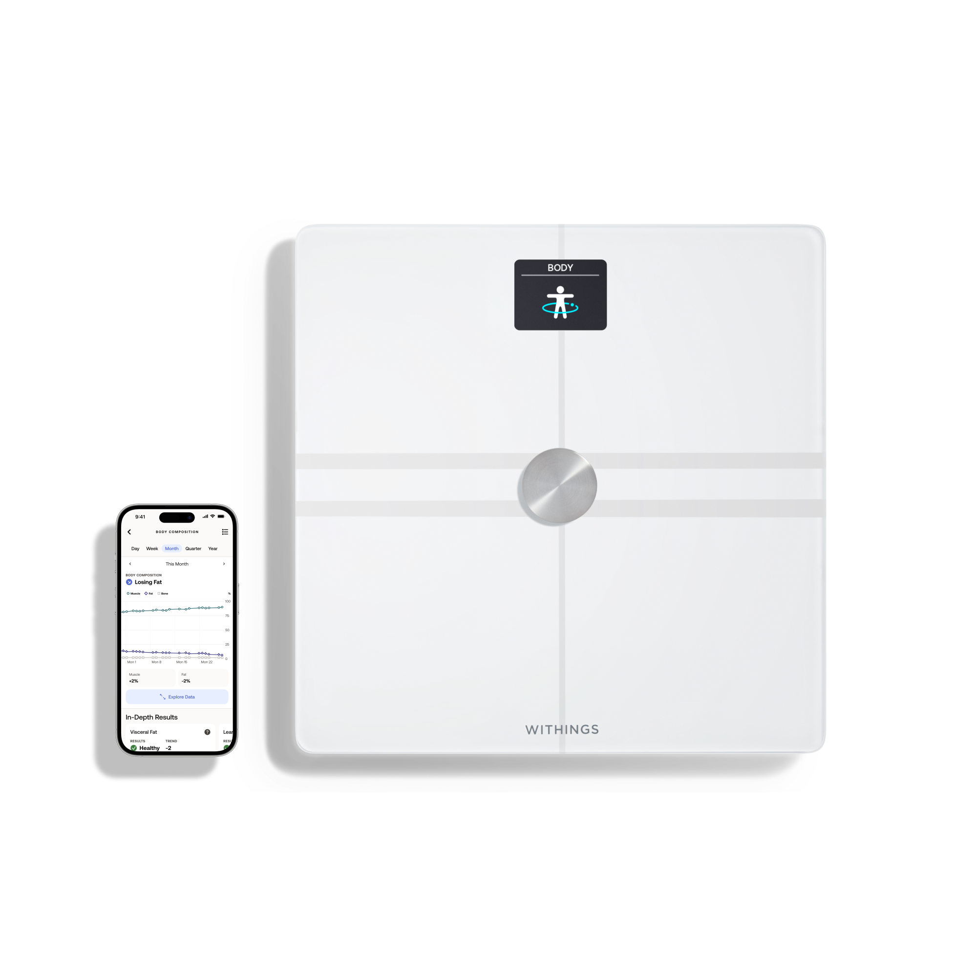 Withings Analysevægt Body Comp - White