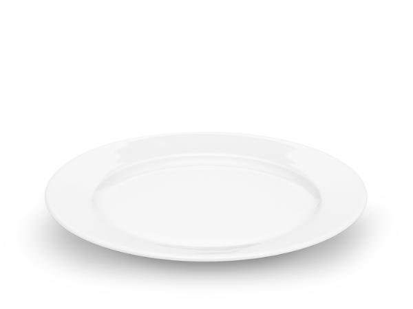 Pillivuyt Plate flat Sancerre 24 cm White Borddækning 18314