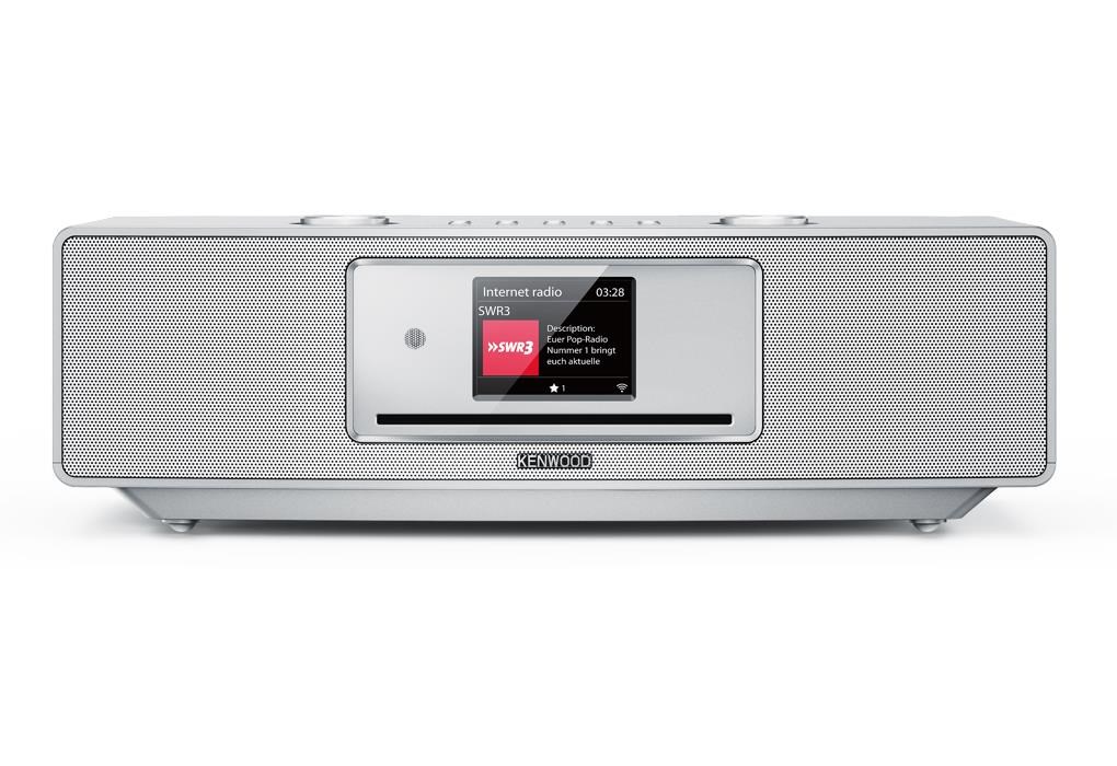 Kenwood CR-ST700SCD-S minianlæg med DAB+/Internetr - DAB/DAB+/AM/FM - Sølv Radio