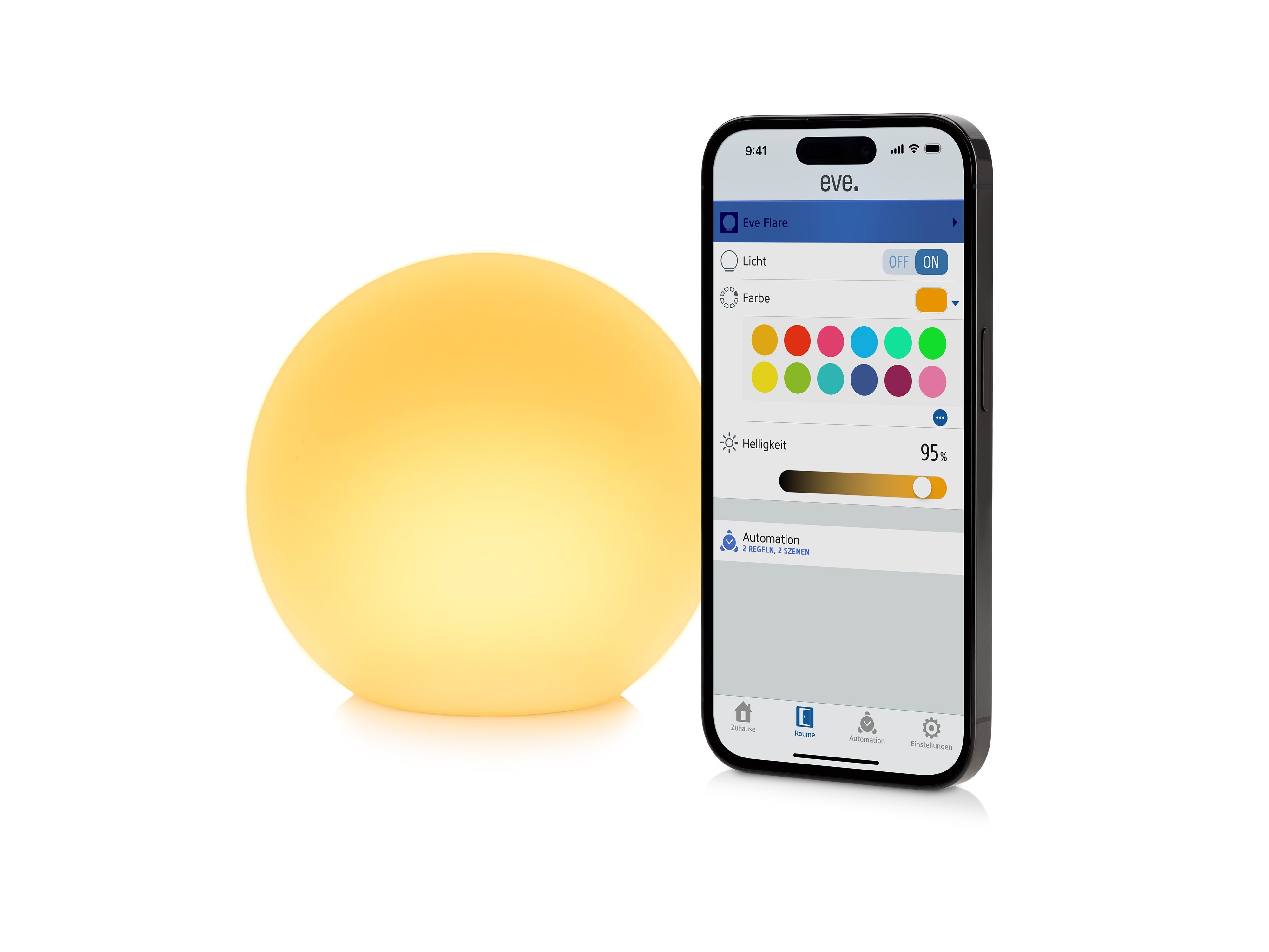 Eve Flare - Portable Outdoor Smart LED Lamp Smart Home 10EBV8701