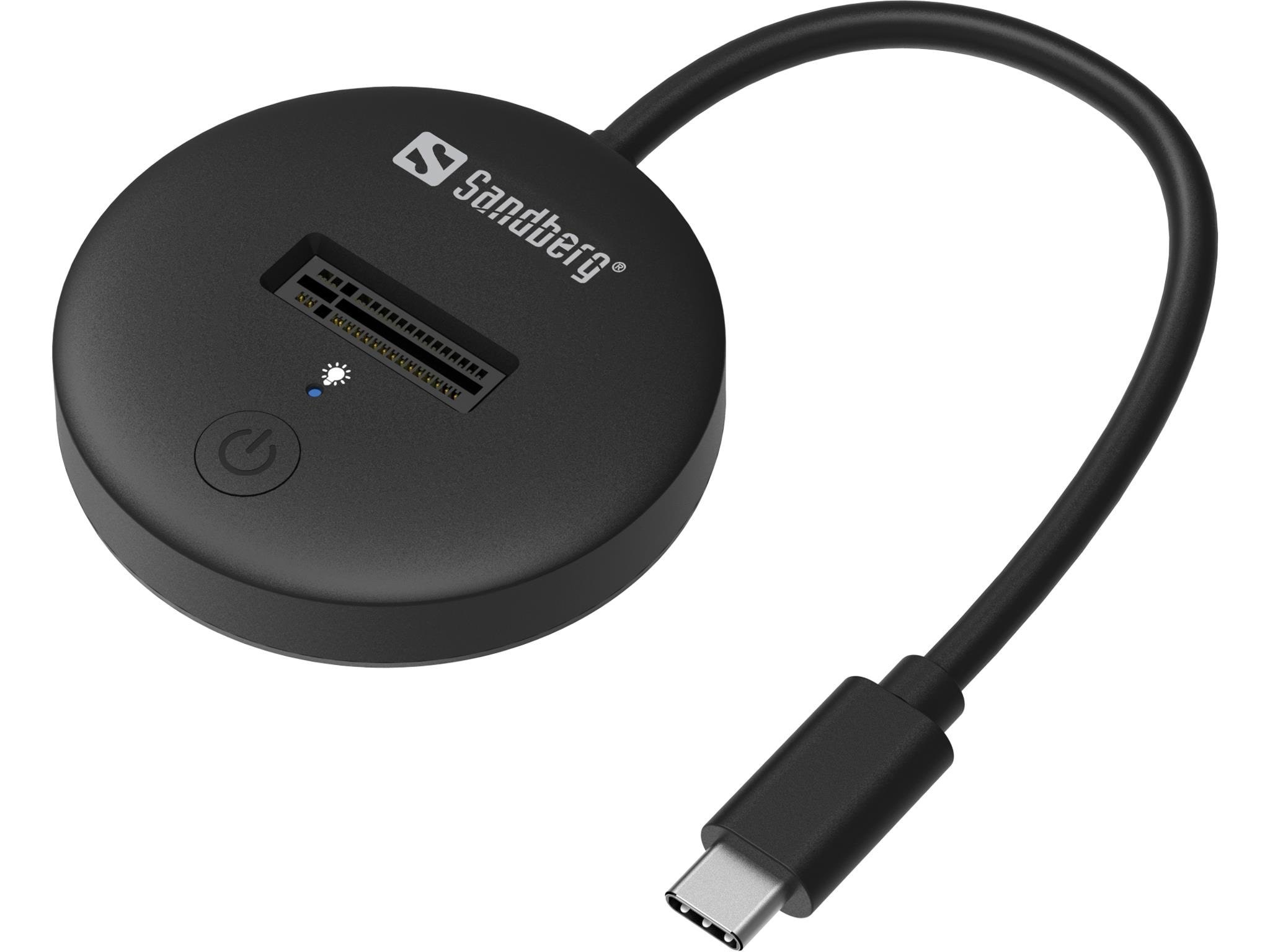 Sandberg M.2 NVMe SSD Dock Harddisk Tilbehør 136-47