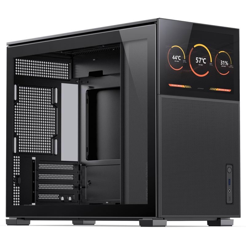 Jonsbo D31 mesh Screen - black - Kabinet - Minitower - Sort Kabinet D31 MESH BLACK SC