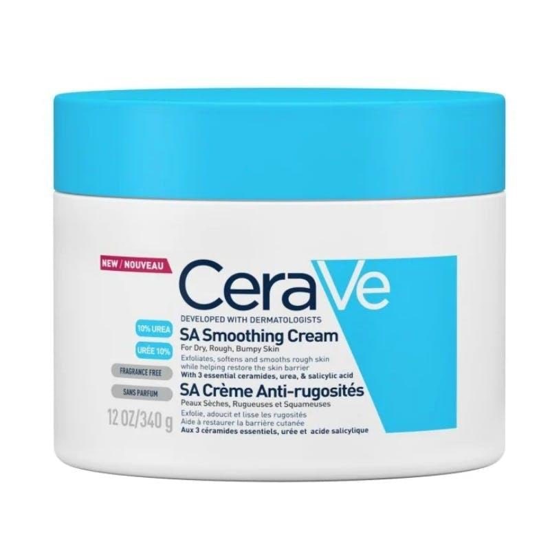 CeraVe SA Smoothing Cream Anti-Roughness 340g - Dry Rough Bumpy Skin Kropspleje 3337875684101