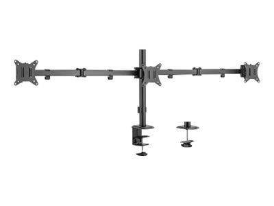 Gembird Monitor Arm Pole - Adjustable desk arm 3-display 17"-27" Skærmholder MA-D3-01