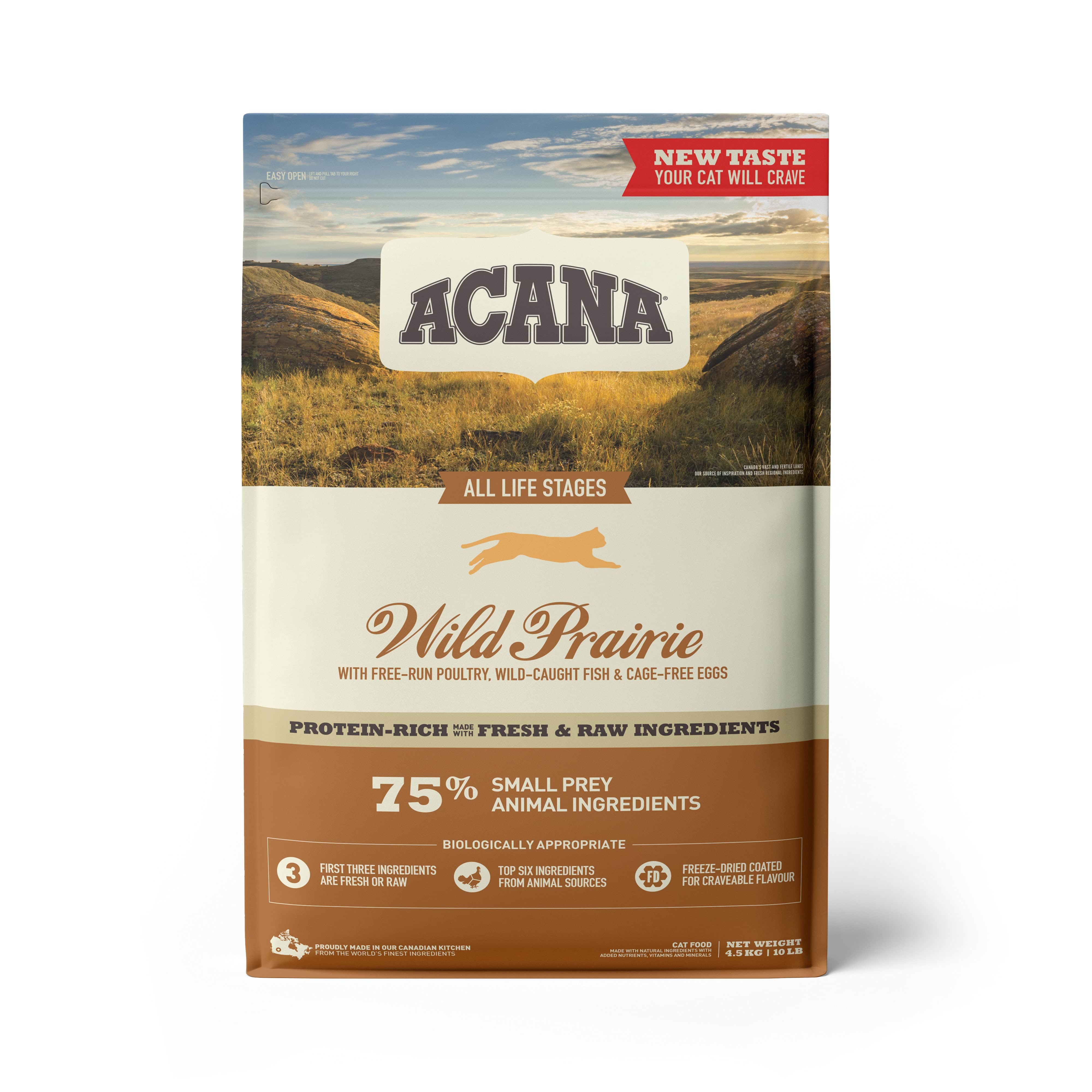 Acana Wild Prairie Dry Cat Food 4.5kg Katteudstyr 064992714581