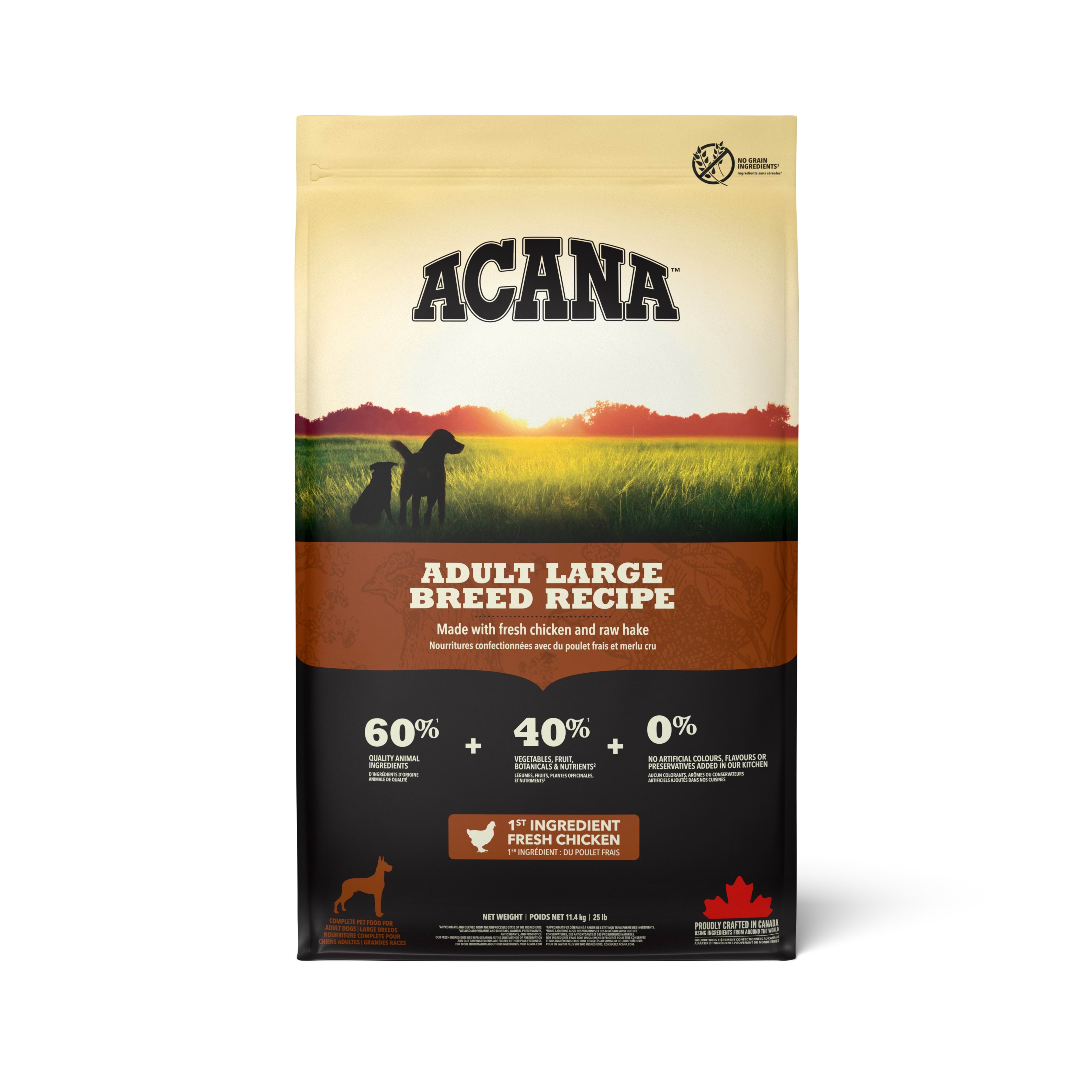 Acana Adult Large Breed Recipe 11.4kg Hundeudstyr ACA017e
