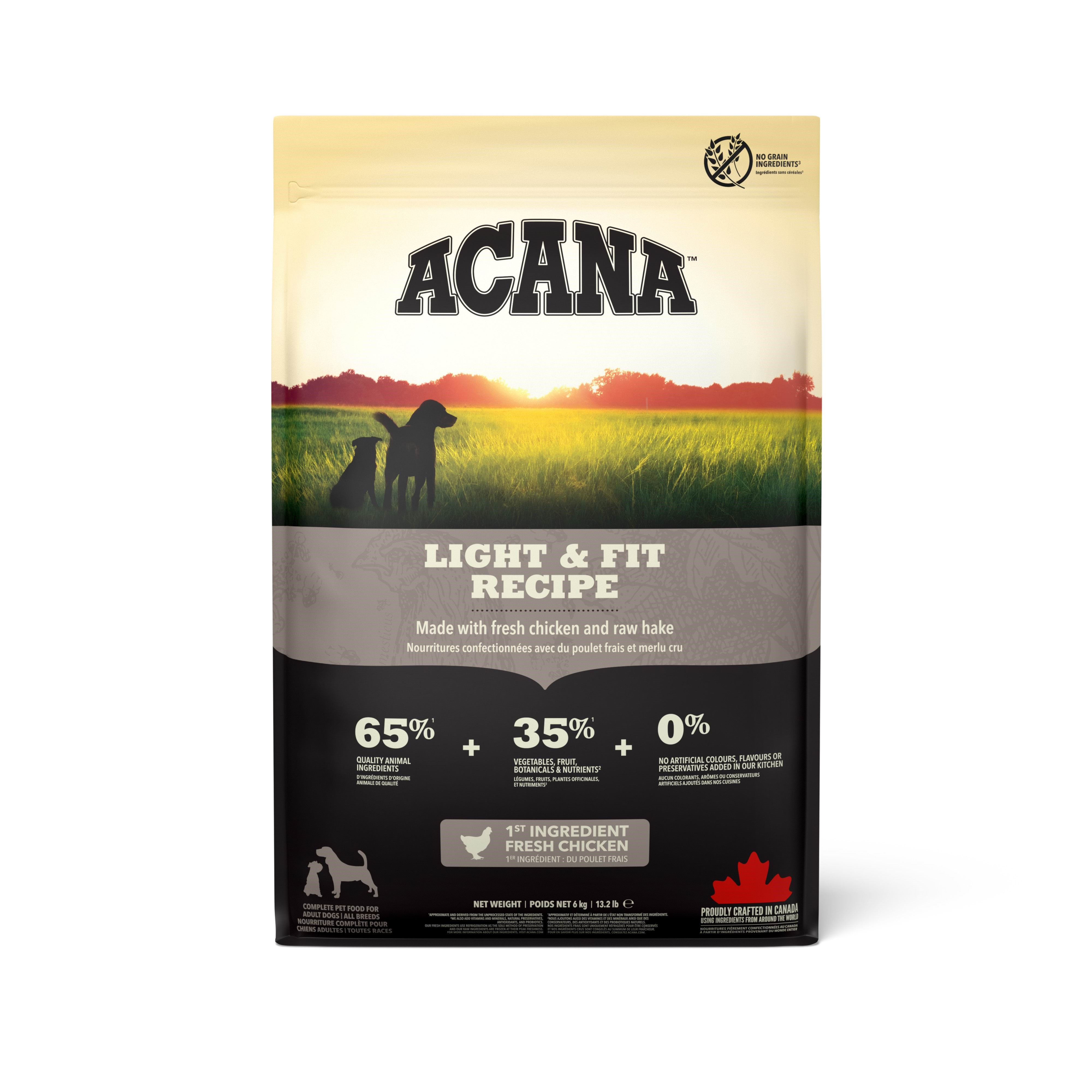 Acana Light & Fit Recipe Dry Dog Food 6kg Hundeudstyr ACA020e