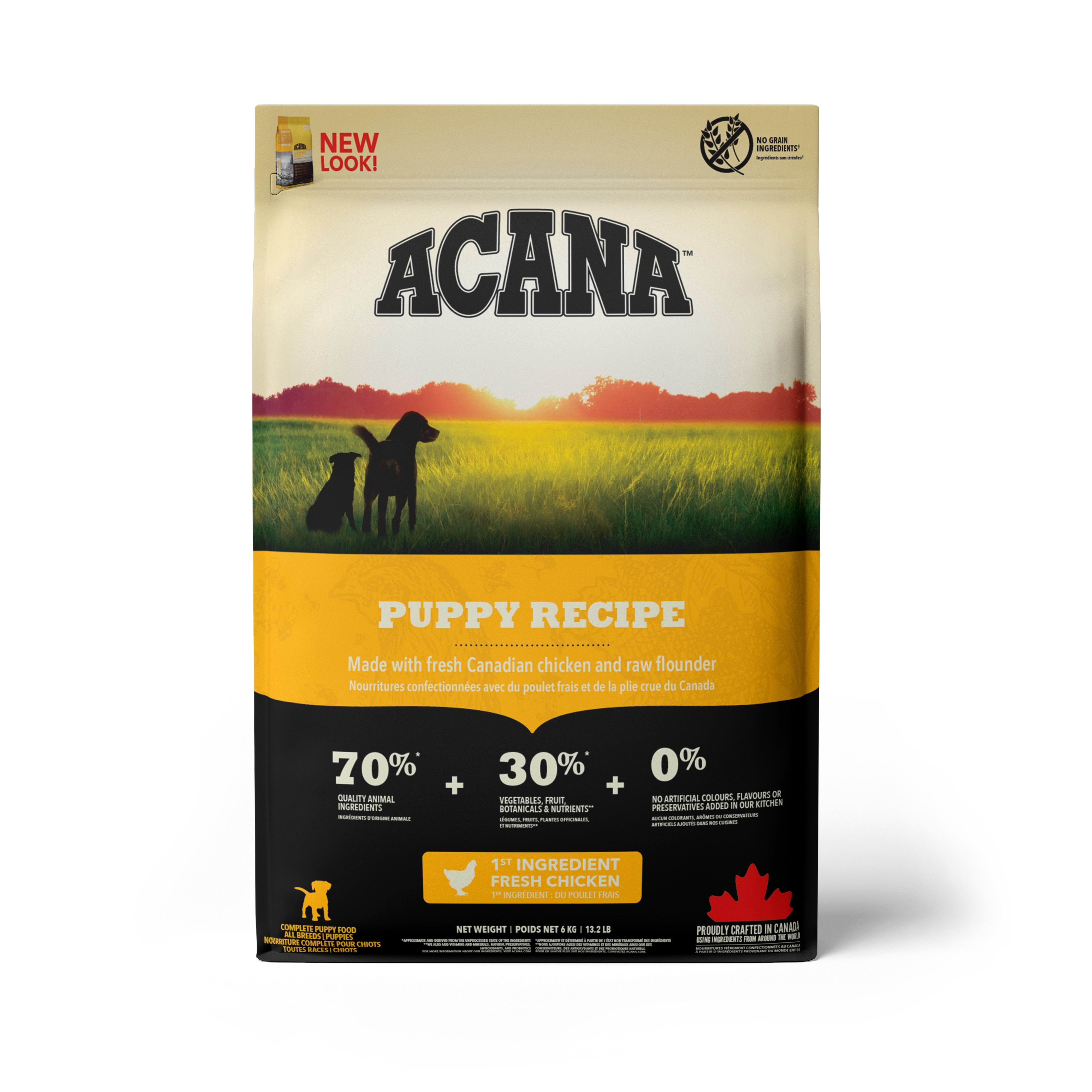 Acana Puppy Recipe Dry Dog Food 11.4kg Hundeudstyr 064992500115