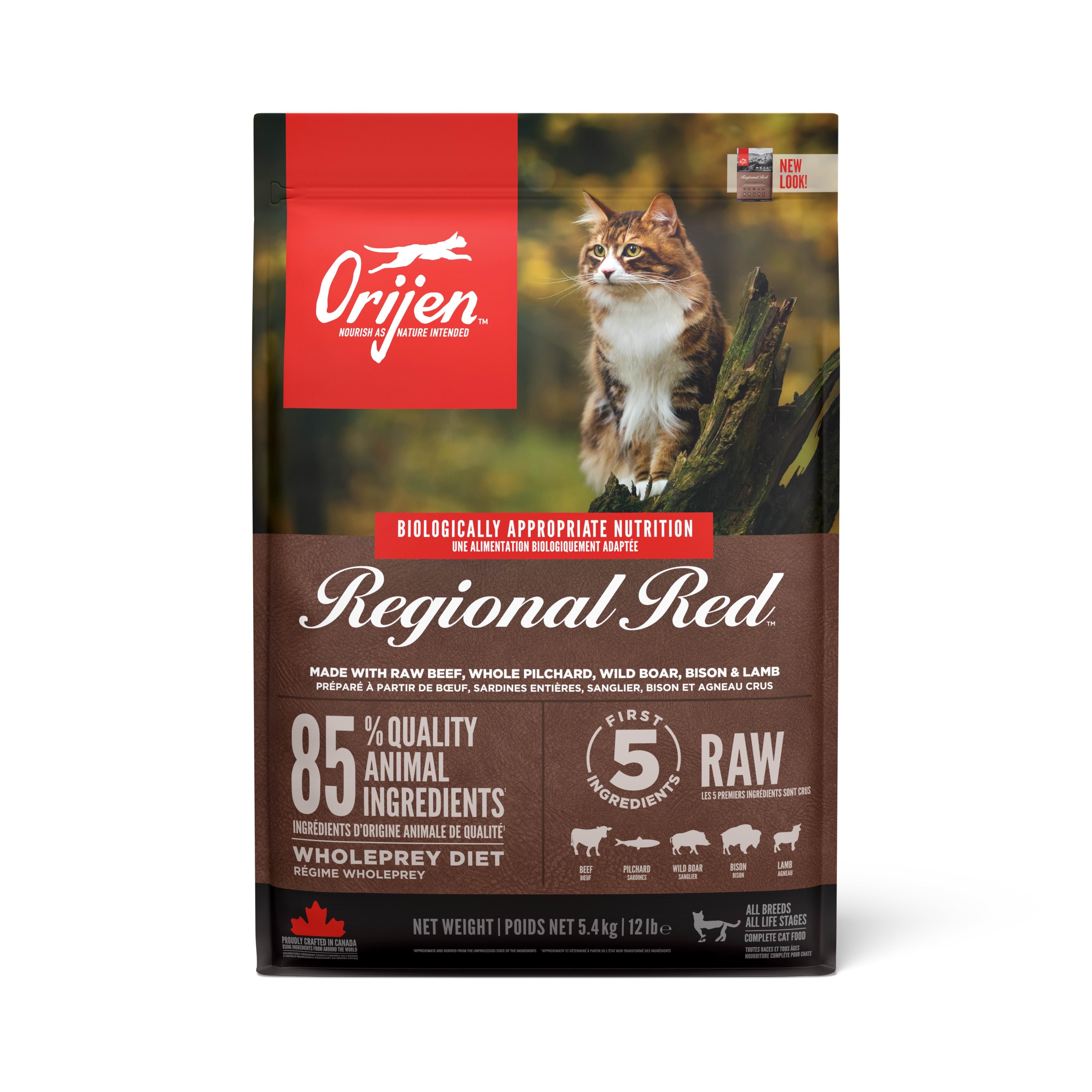 ORIJEN Regional Red Dry Cat Food 5.4kg Katteudstyr ORI078e