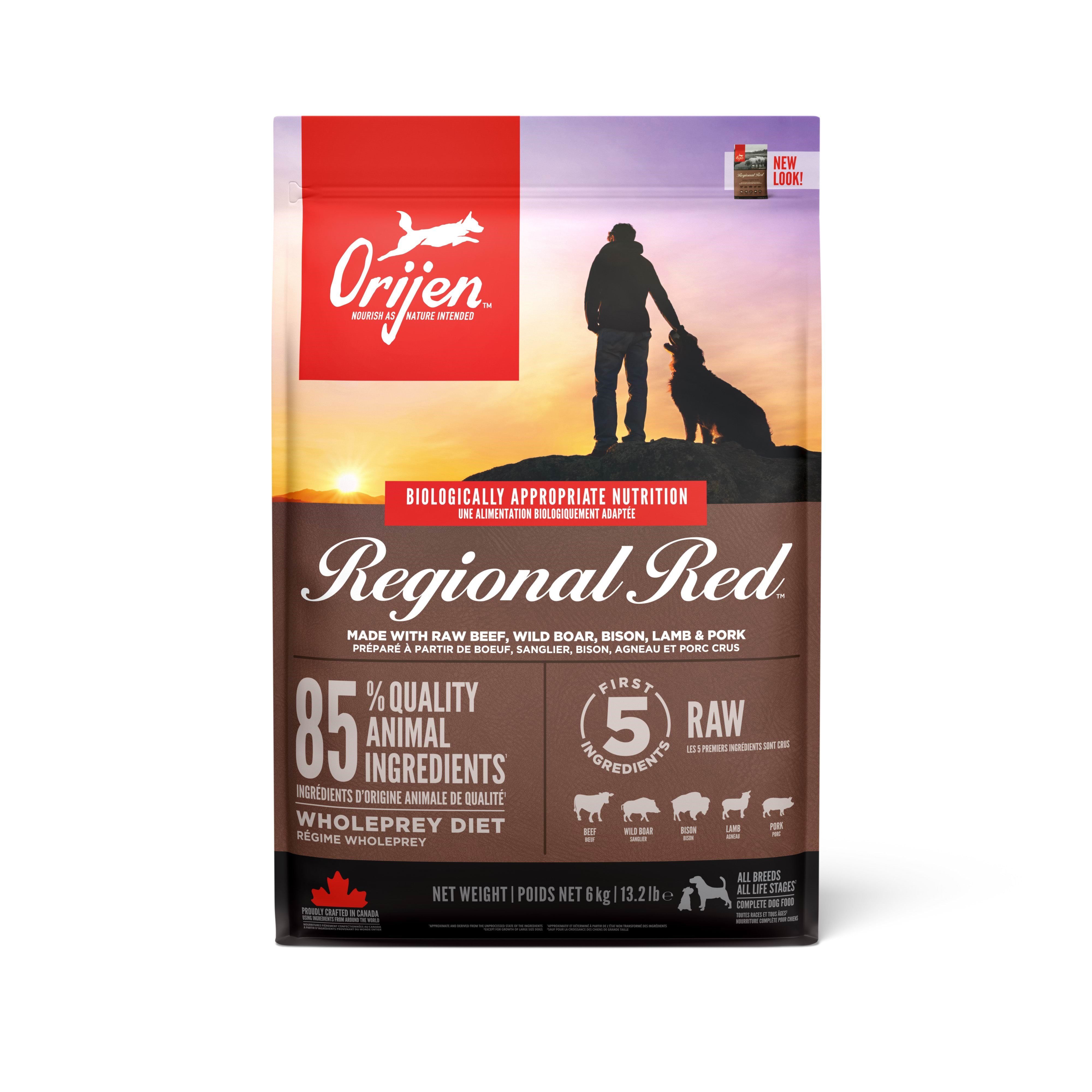 ORIJEN Regional Red Complete Dry Dog Food 11.4kg Hundeudstyr ORI018e