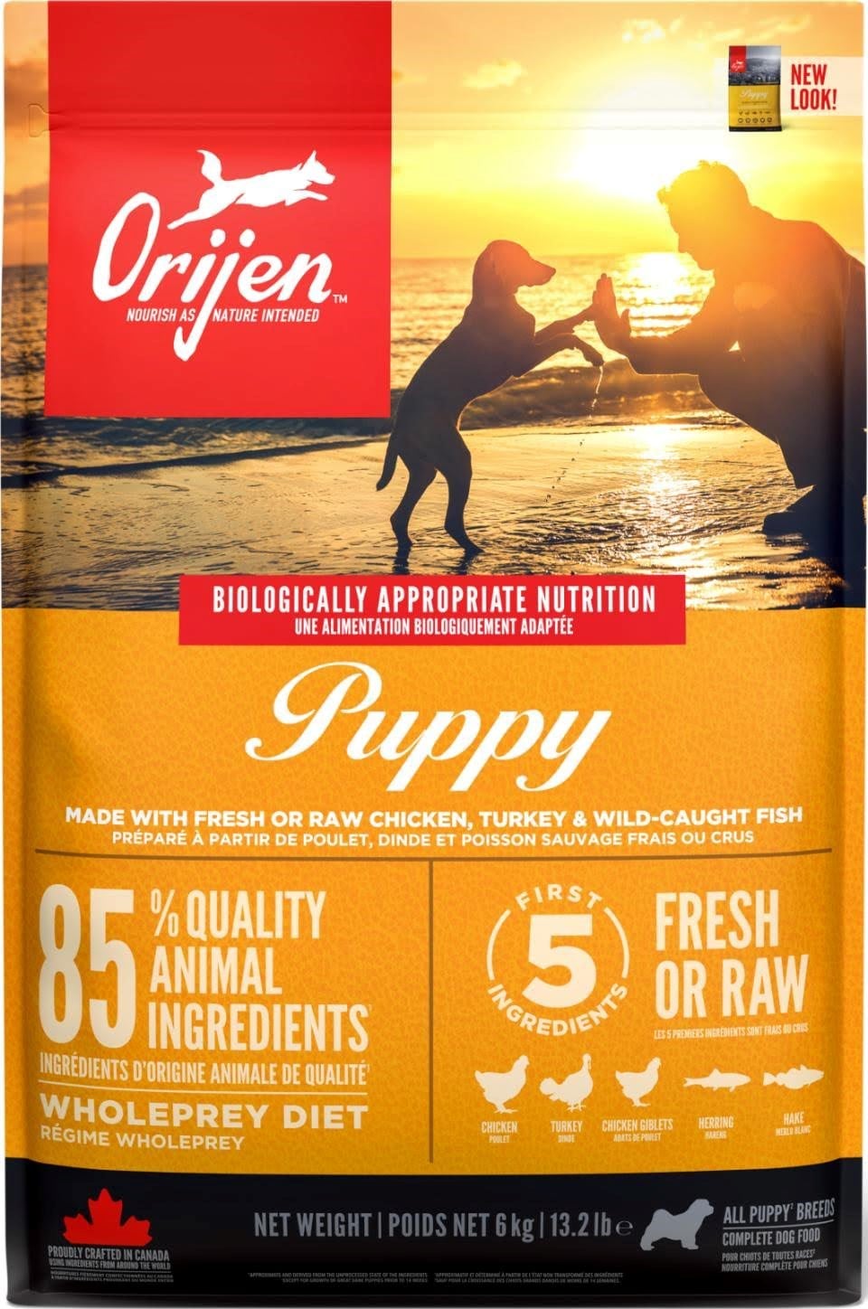 ORIJEN Puppy Complete Dry Dog Food 6kg Hundeudstyr ORI003e