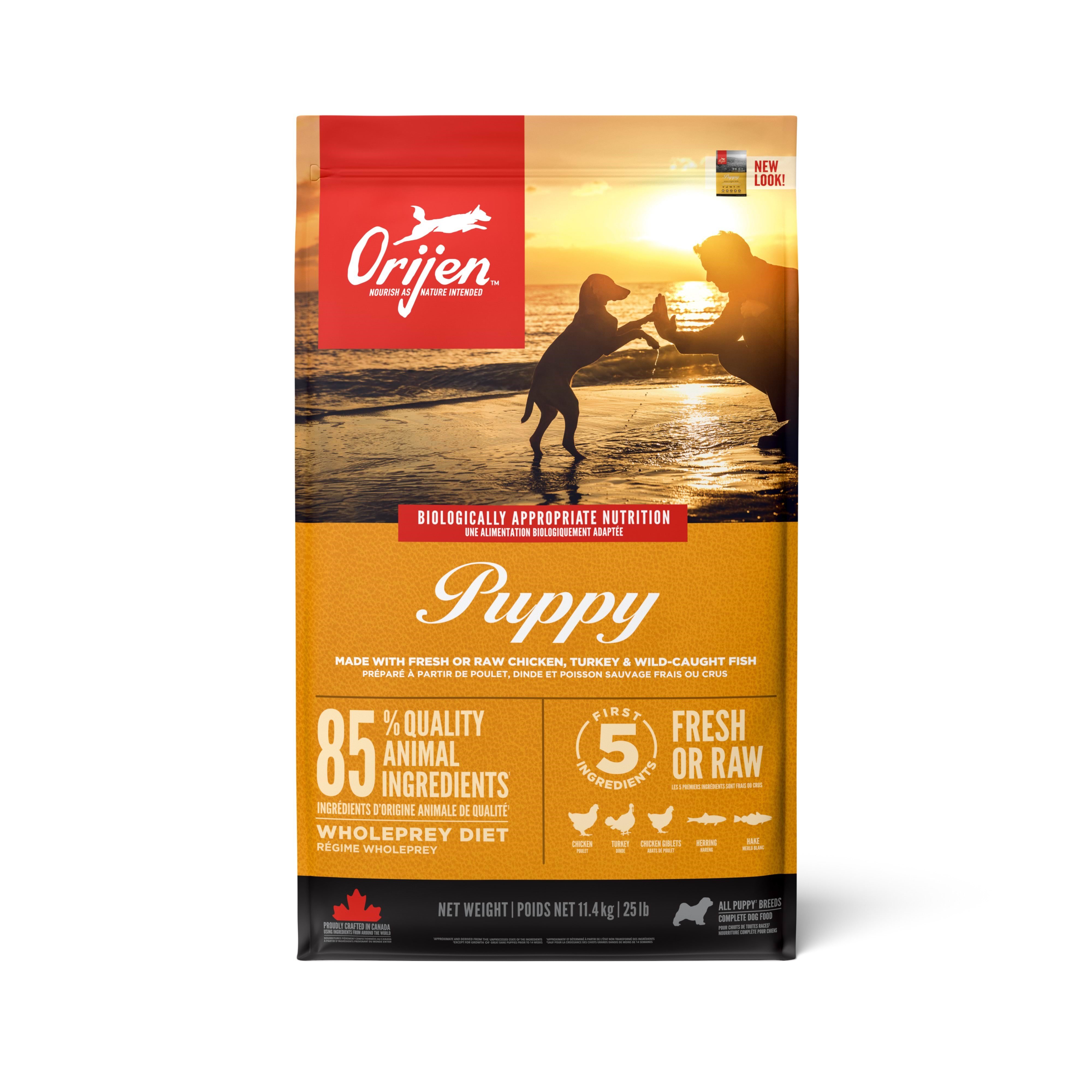 ORIJEN Puppy Complete Quality Dry Dog Food 11.4kg Hundeudstyr 064992180126