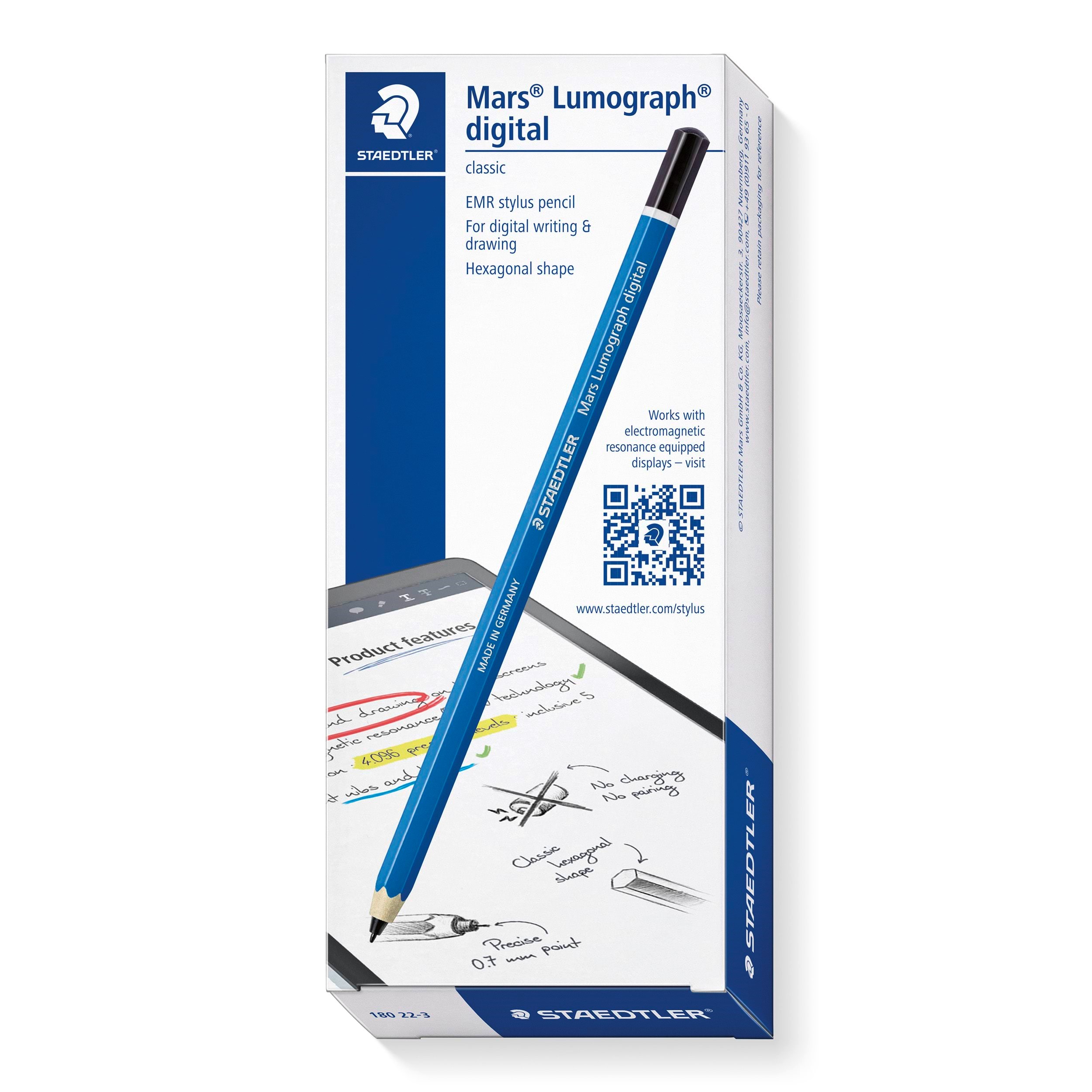Stædtler Mars Lumograph digital Stylus pencil Tegneværktøj 180 22-3