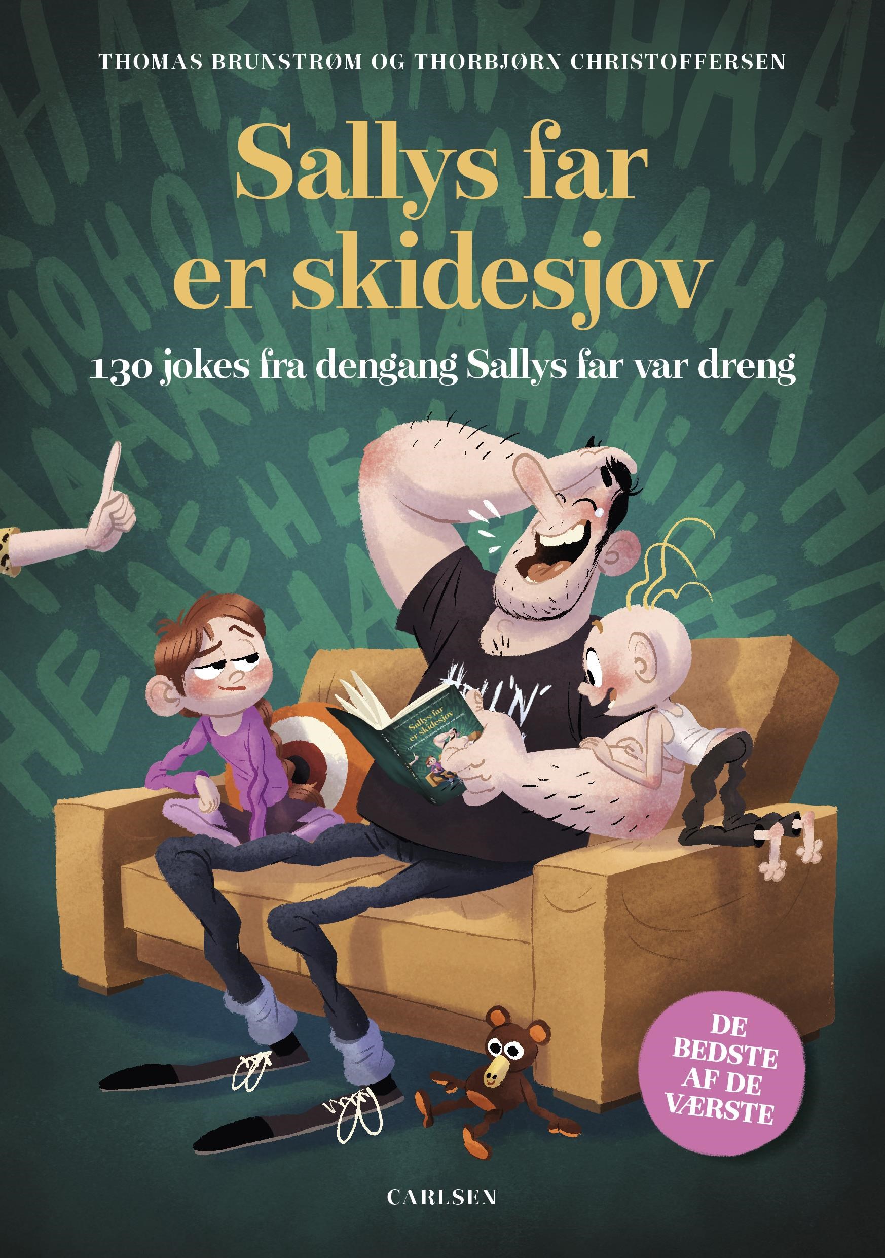 Sallys far er skidesjov - Børnebog - Hardcover Børnebog 9788727024165