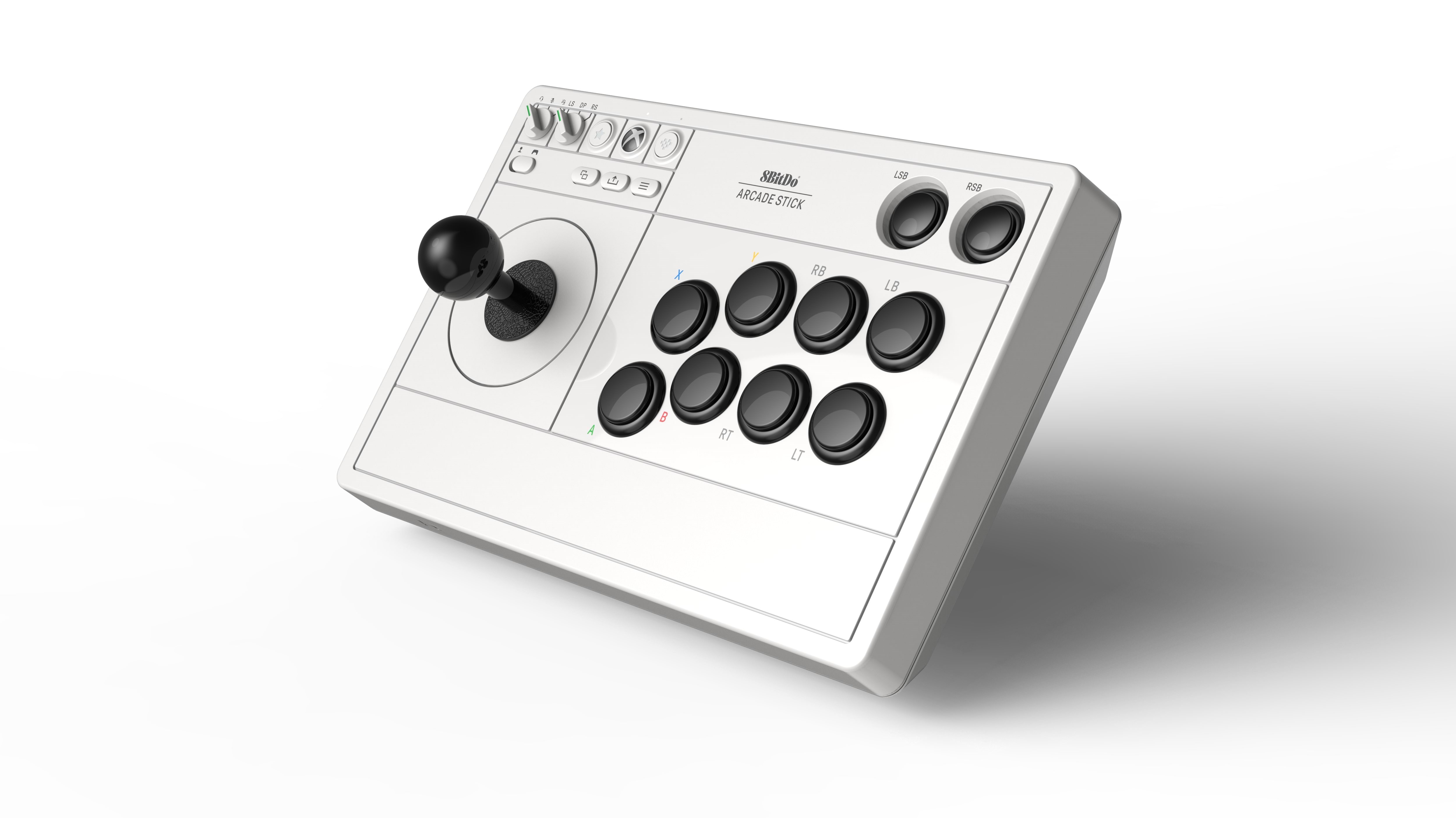 8BitDo Arcade Stick Xbox & PC White - Wireless Arcade stick - Microsoft Xbox One Spil Tilbehør RET00364