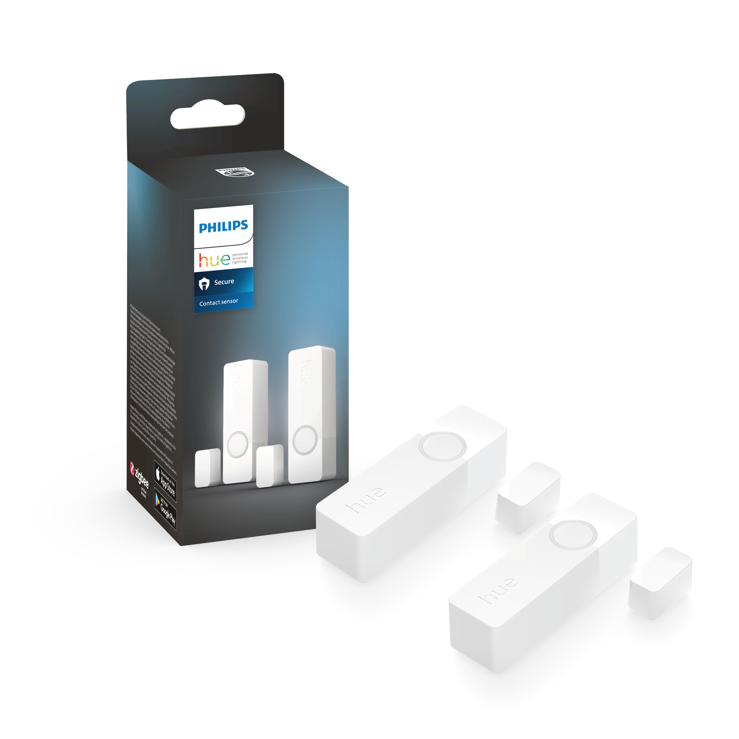 Philips Hue Secure Kontaktsensor hvid 2-pak Smart Home 929003563904