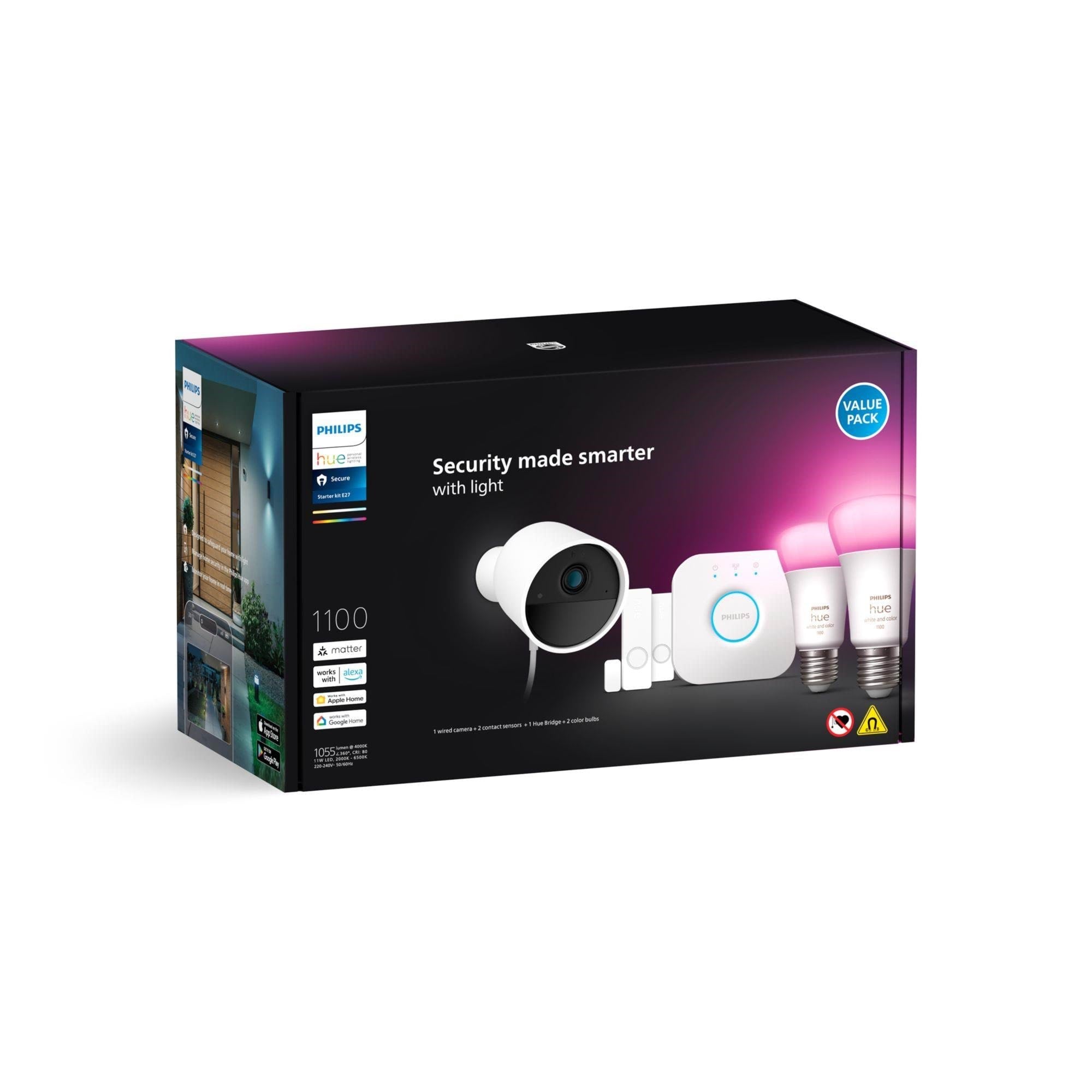 Philips Hue Secure Camera WCA E27 set EU Smart Home 929003562707