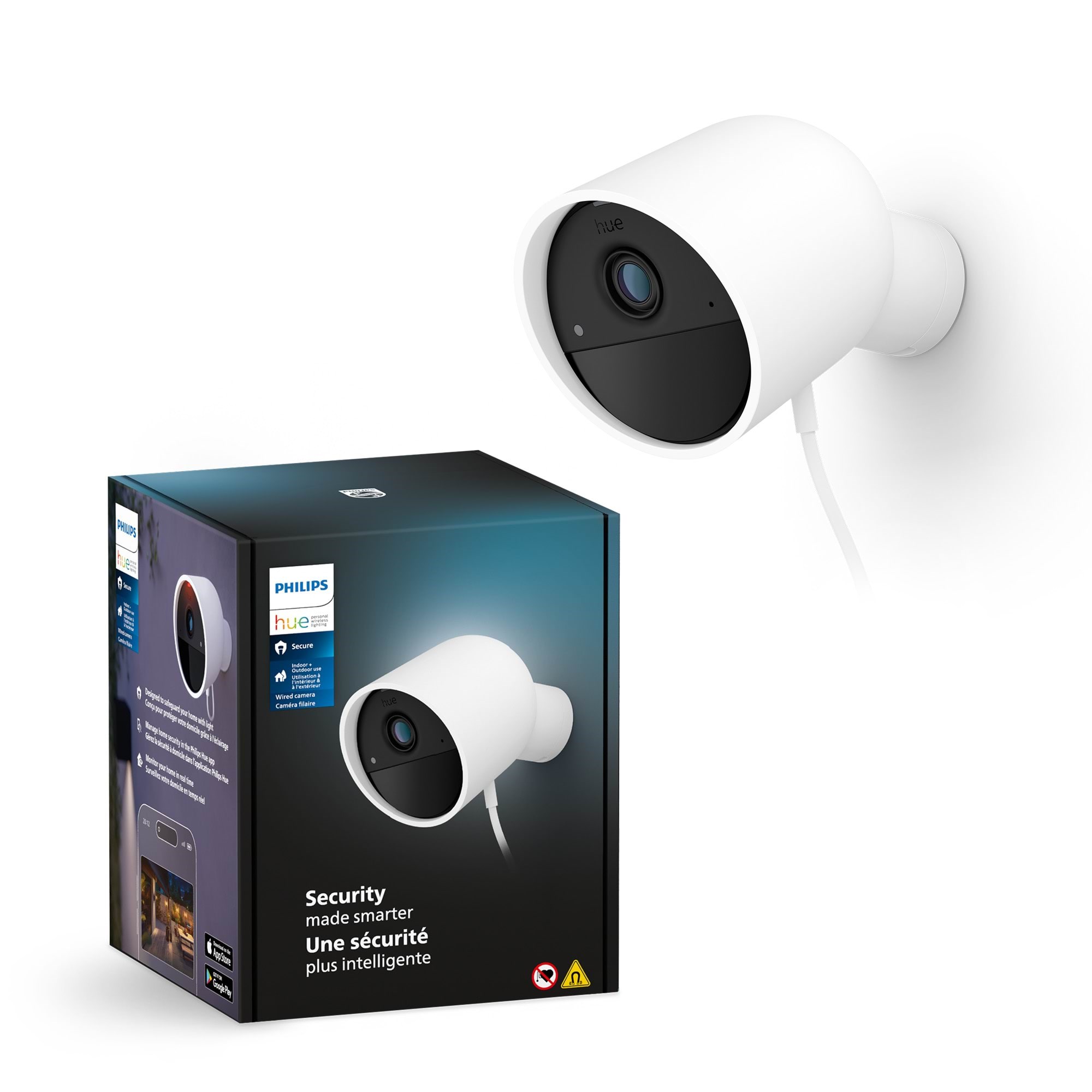 Philips Hue Secure Camera Wired | White 1 pack Smart Home 929003562702