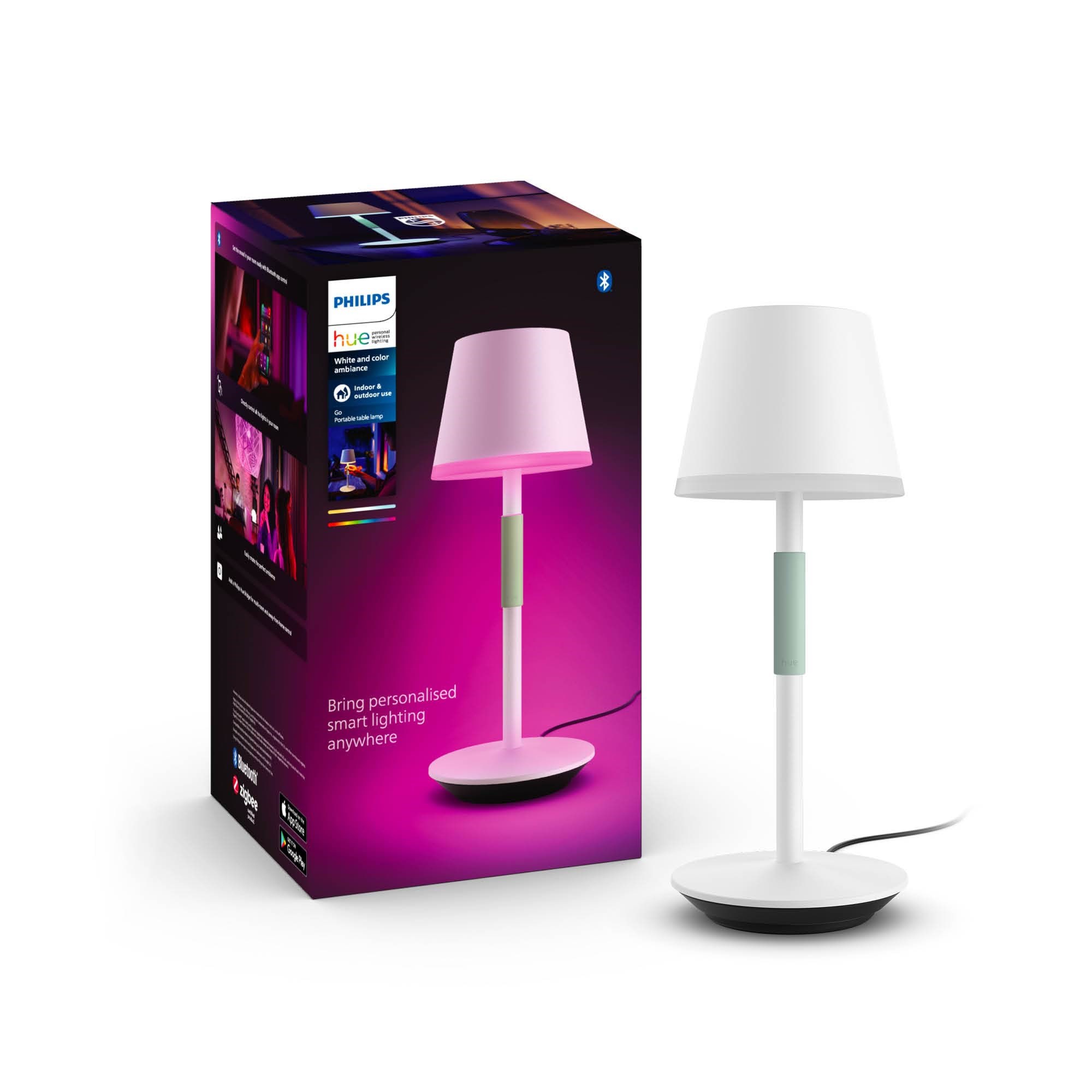 Philips Hue Go Portable Table Lamp White Smart Home 929003128401