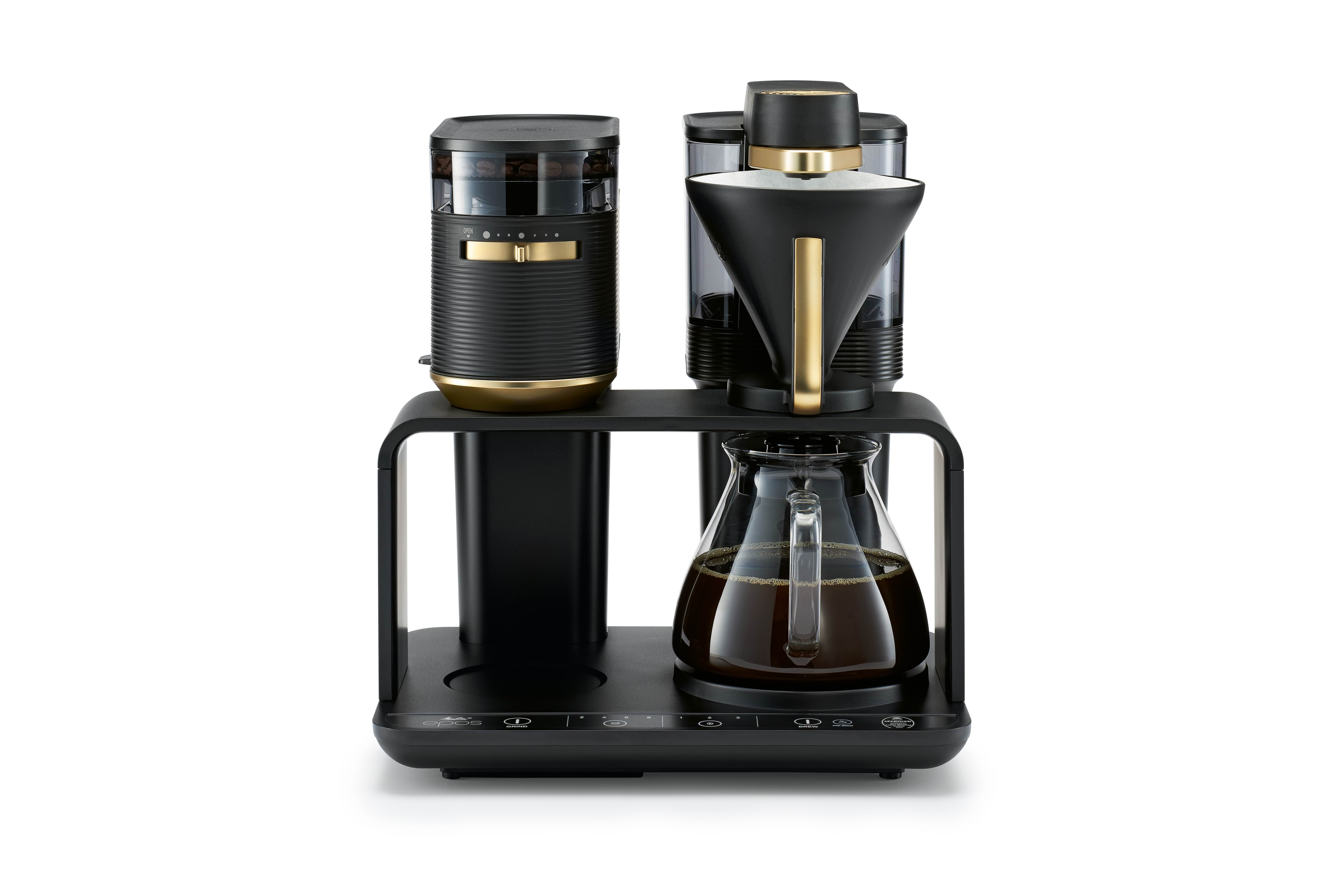 Melitta EPOS Black/Gold Kaffemaskine Guld 6767850